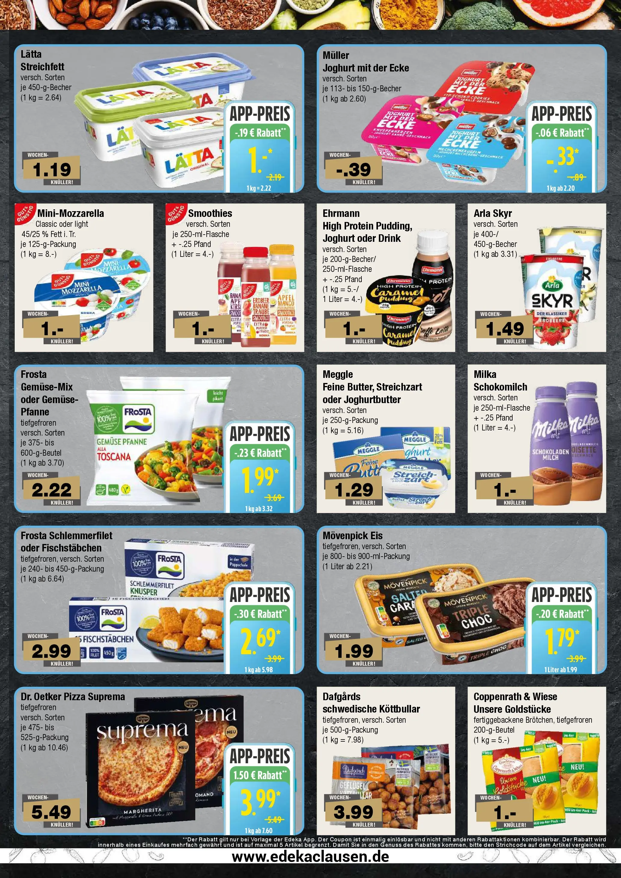 Edeka prospekt Hamburg	 (ab 04.01.2026) » Angebote Online | Seite: 5 | Produkte: Milch, Frosta, Arla skyr, Movenpick eis