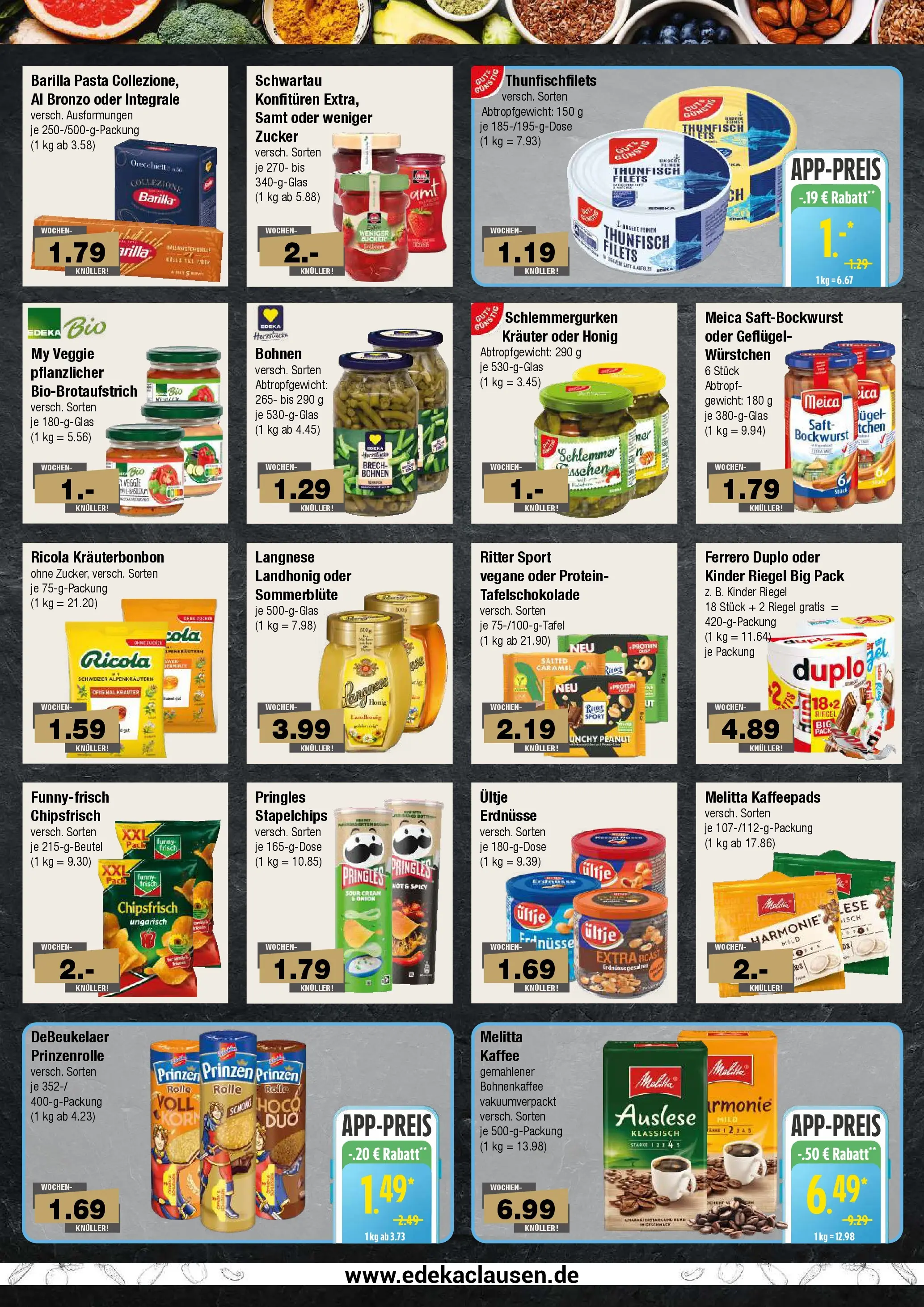 Edeka prospekt Hamburg	 (ab 04.01.2026) » Angebote Online | Seite: 6 | Produkte: Gewicht, Kaffee, Kinder riegel, Pringles