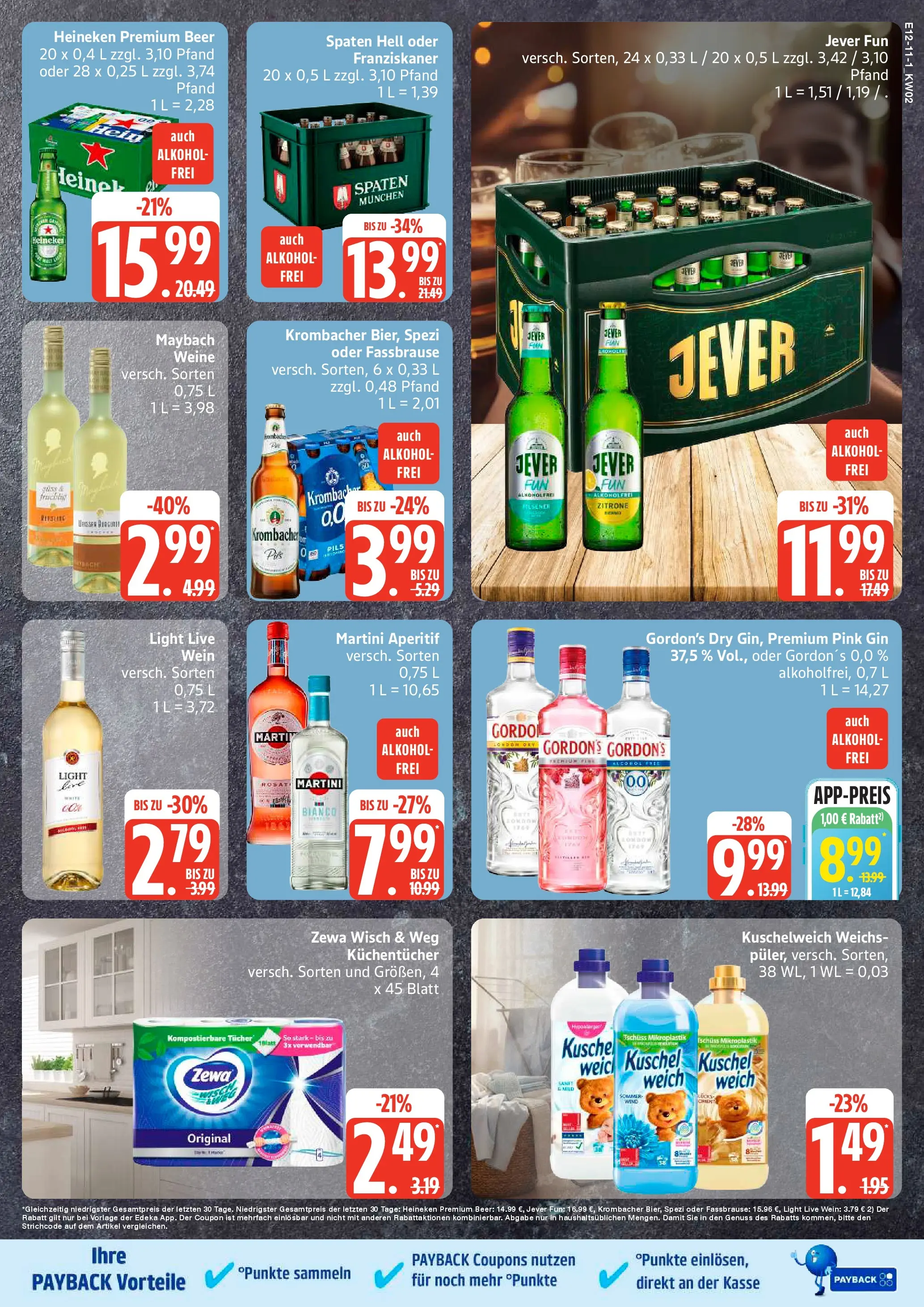 Edeka prospekt Hamburg	 (ab 04.01.2026) » Angebote Online | Seite: 11 | Produkte: Franziskaner, Weichspüler, Zitrone, Wein