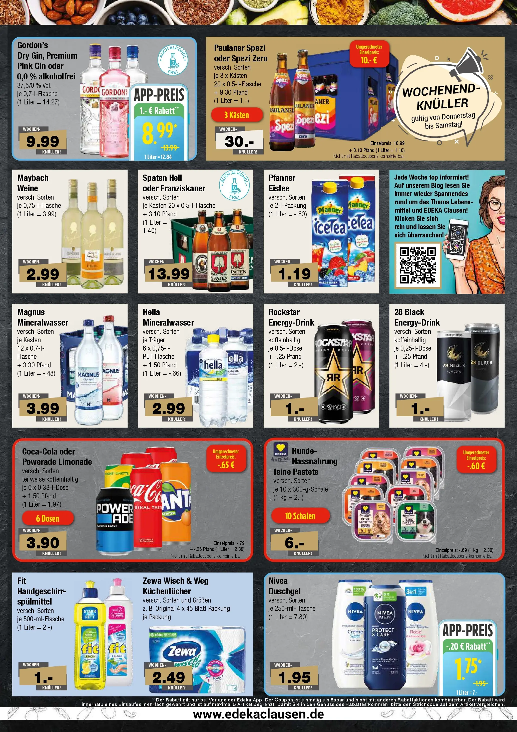 Edeka prospekt Hamburg	 (ab 04.01.2026) » Angebote Online | Seite: 7 | Produkte: Limonade, Pfanner eistee, Duschgel, Hella