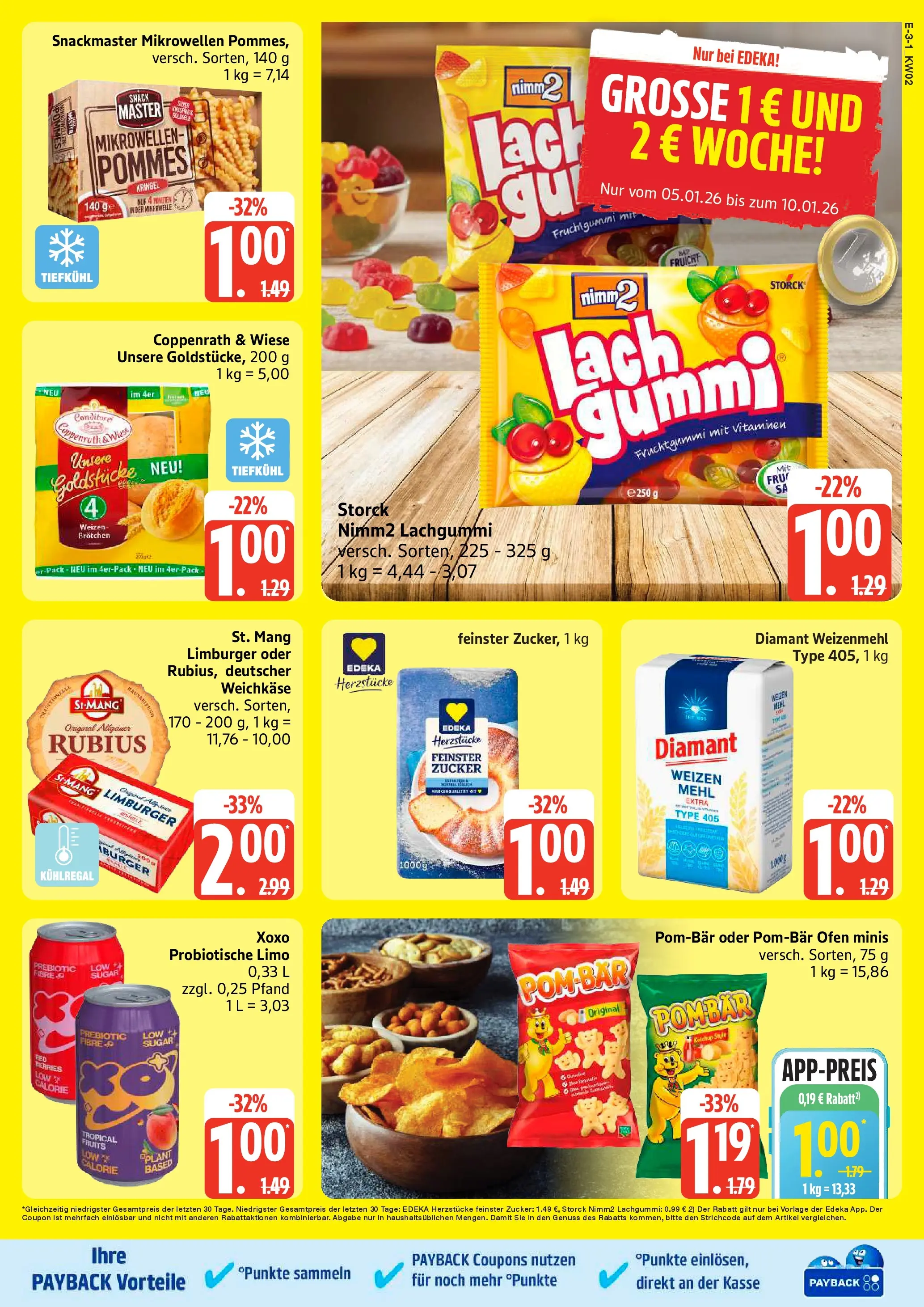 Edeka prospekt Bad Schwartau	 (ab 04.01.2026) » Angebote Online | Seite: 3 | Produkte: Mikrowelle, Mehl, Pommes, Ketchup