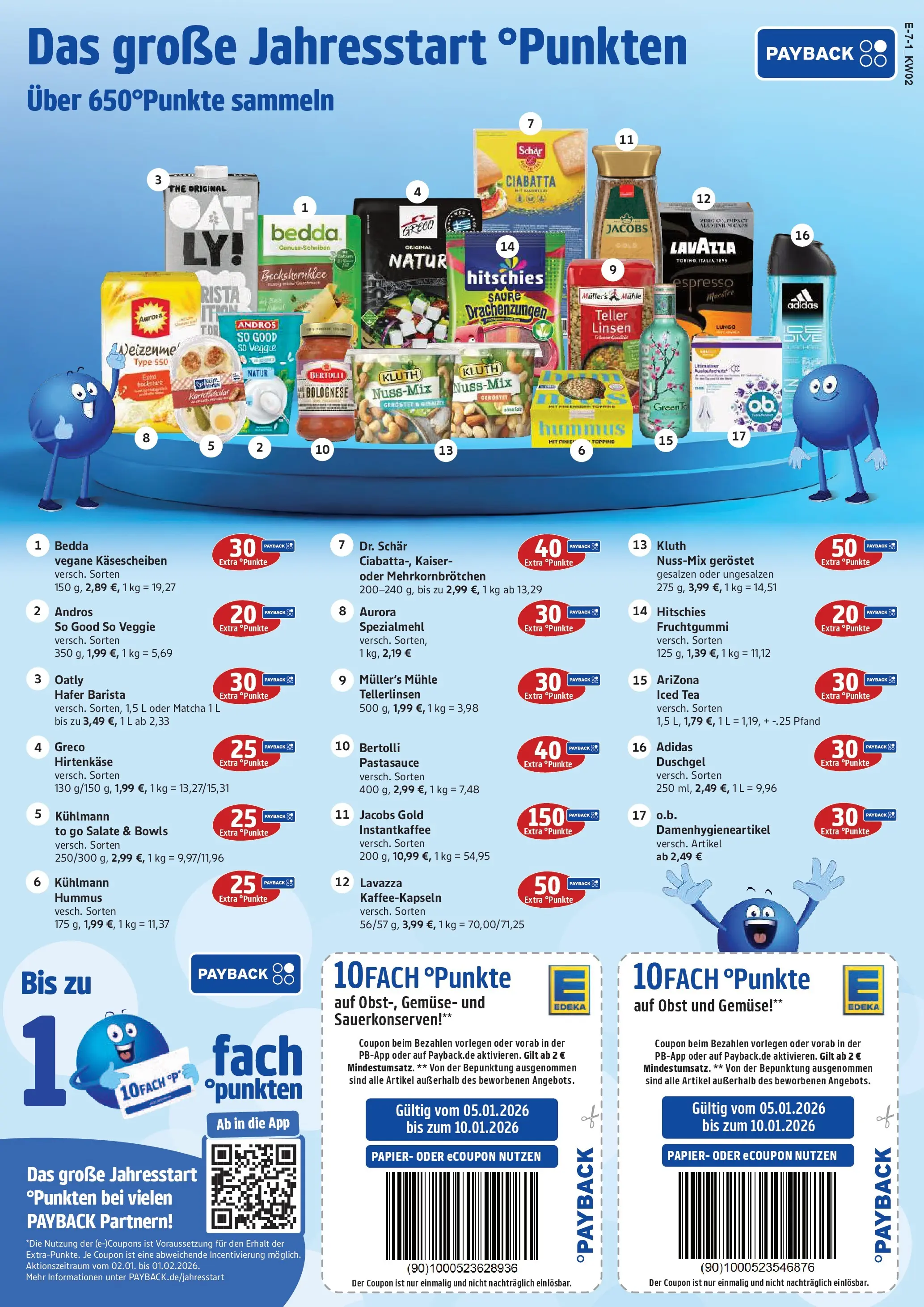 Edeka prospekt Bad Schwartau	 (ab 04.01.2026) » Angebote Online | Seite: 7 | Produkte: Lavazza, Duschgel, Obst, Shower Gel