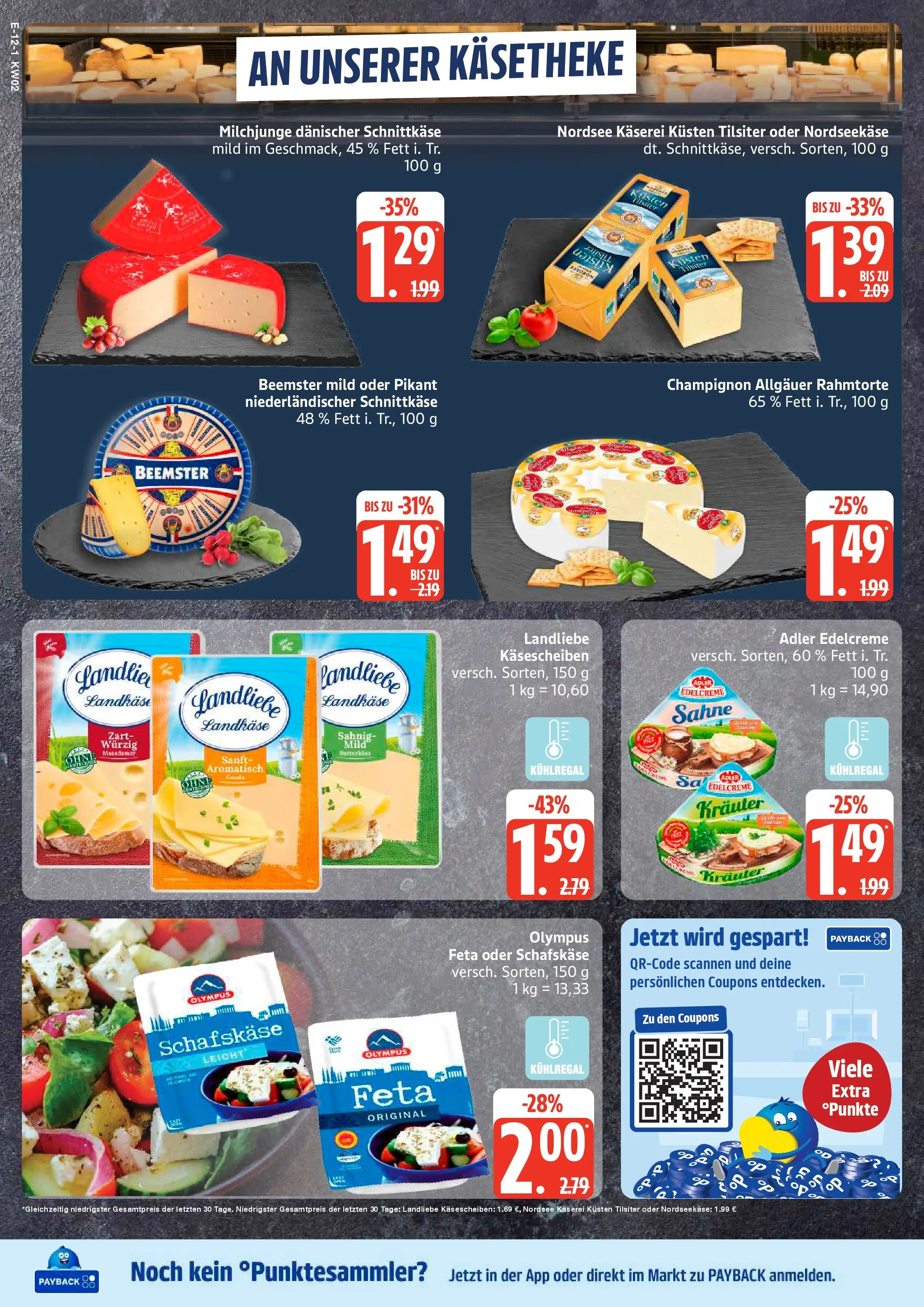 Edeka prospekt Bad Schwartau	 (ab 04.01.2026) » Angebote Online | Seite: 16 | Produkte: Feta, Sahne, Schafskase