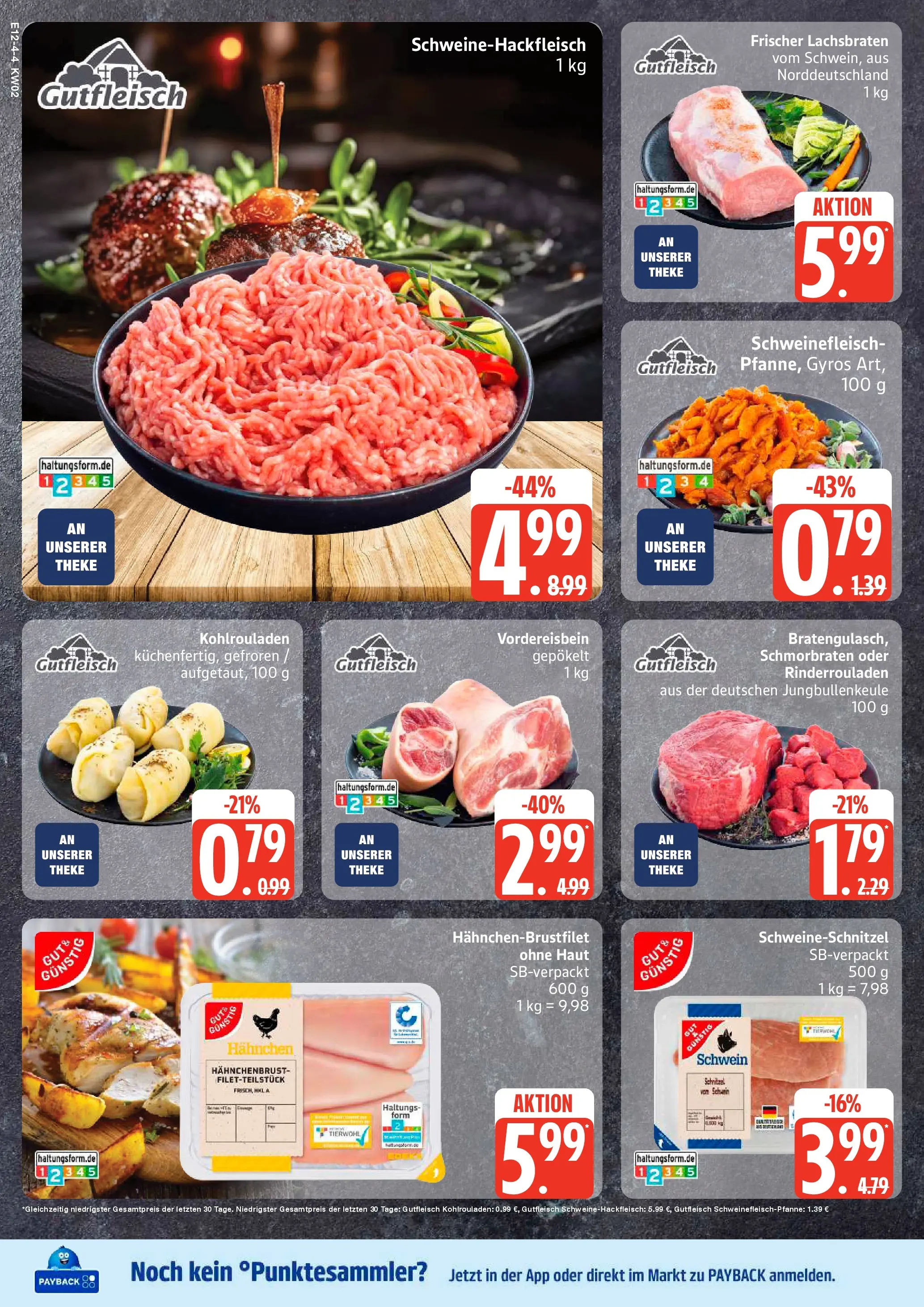 Edeka prospekt Rostock-Gehlsdorf	 (ab 04.01.2026) » Angebote Online | Seite: 4 | Produkte: Hahnchen, Theke, Schnitzel, Hahnchenbrust