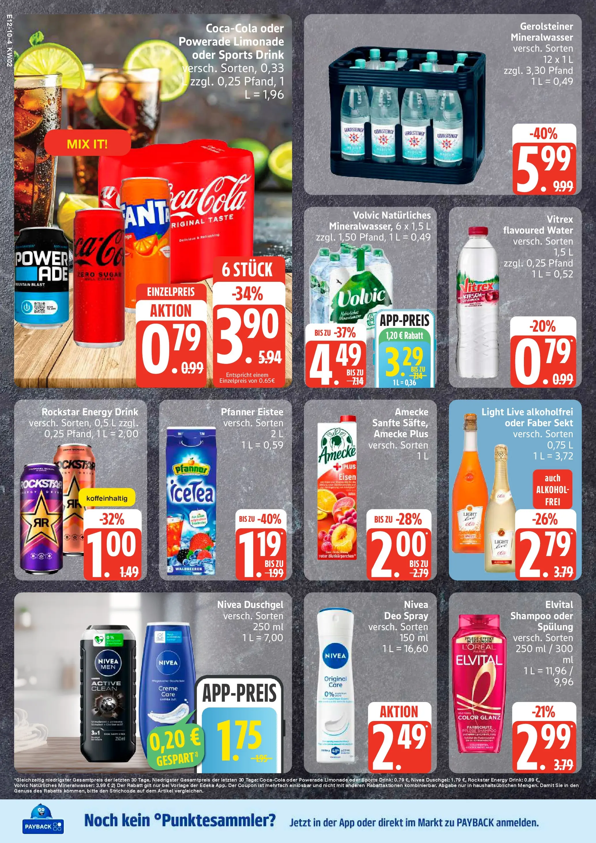 Edeka prospekt Rostock-Gehlsdorf	 (ab 04.01.2026) » Angebote Online | Seite: 10 | Produkte: Energy, Limonade, Pfanner eistee, Duschgel