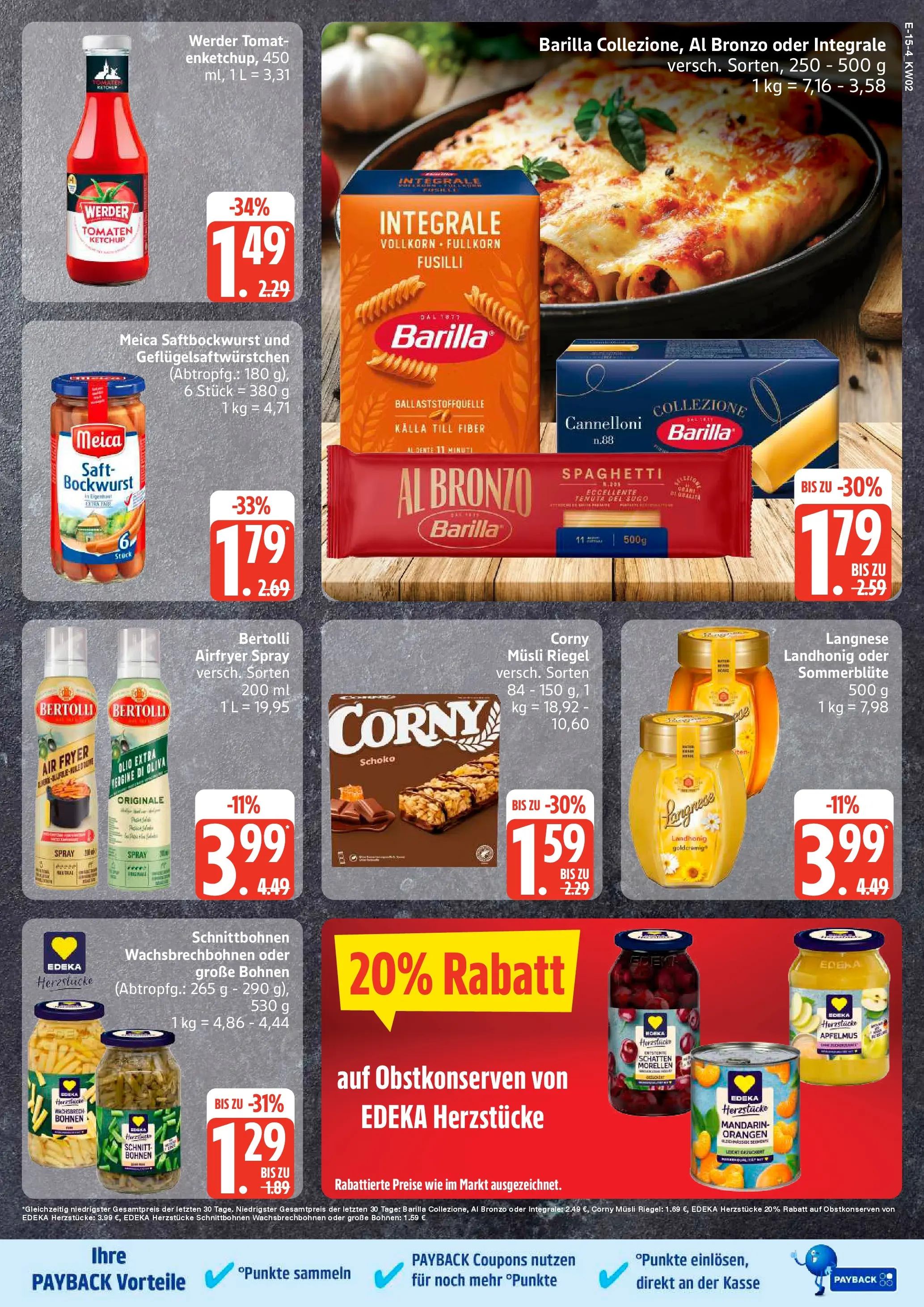 Edeka prospekt Stralsund	 (ab 04.01.2026) » Angebote Online | Seite: 19 | Produkte: Langnese, Apple, Meica, Pasta