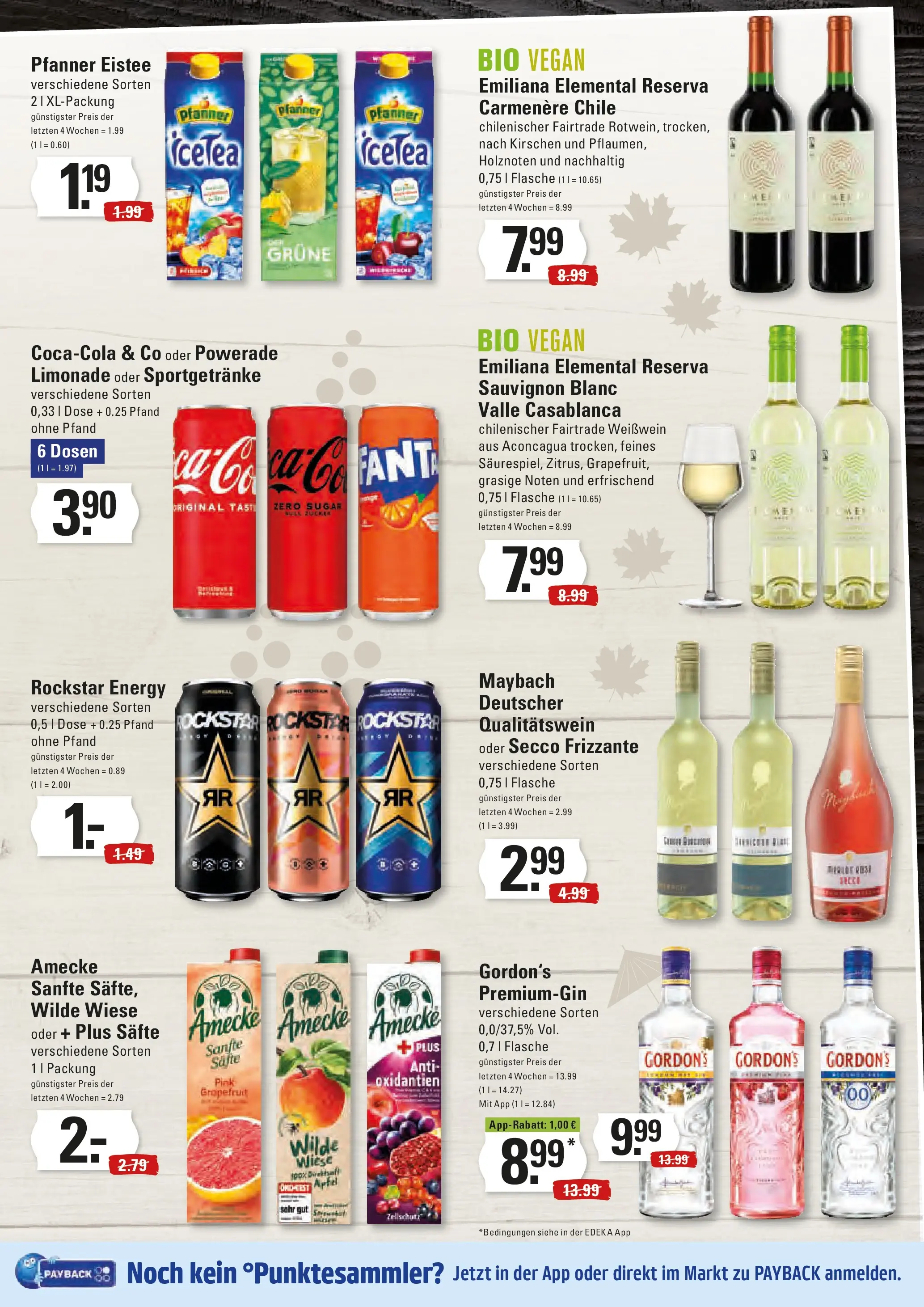 Edeka prospekt Hamburg	 (ab 04.01.2026) » Angebote Online | Seite: 11 | Produkte: Rockstar energy, Weißwein, Äpfel, Limonade