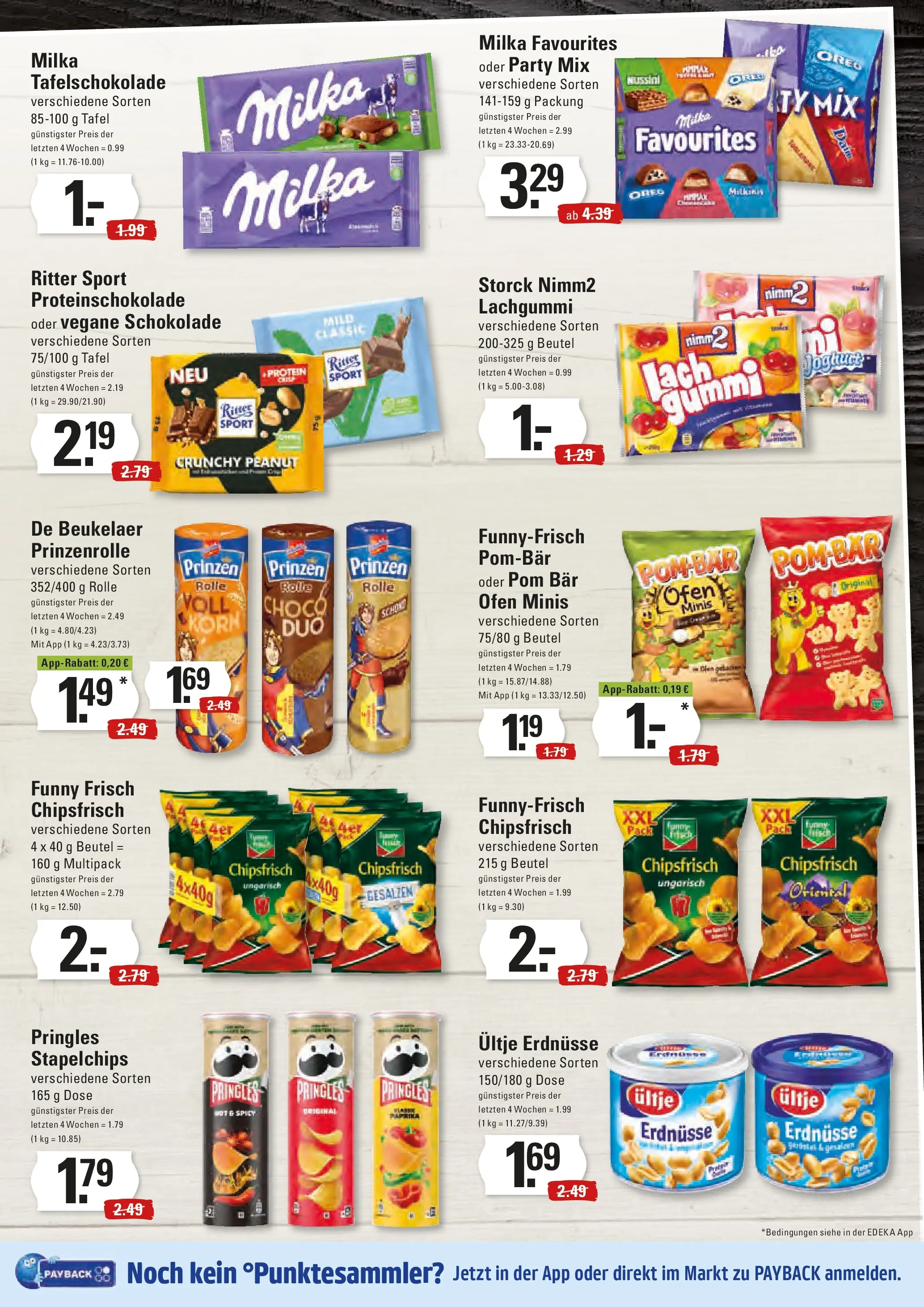 Edeka prospekt Hamburg	 (ab 04.01.2026) » Angebote Online | Seite: 13 | Produkte: Ultje erdnusse, Erdnüsse, Milka, Chips