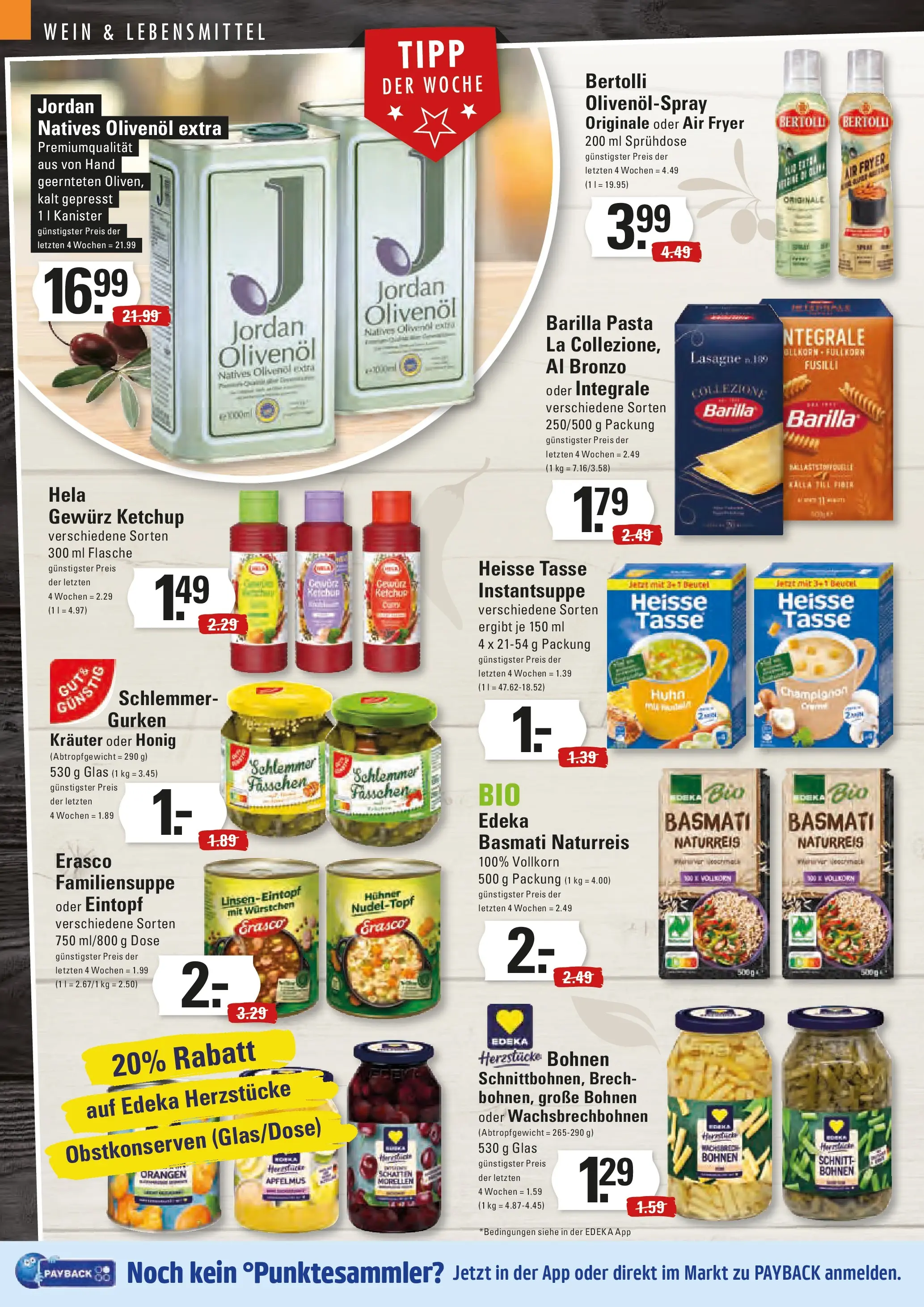 Edeka prospekt Hamburg	 (ab 04.01.2026) » Angebote Online | Seite: 14 | Produkte: Pasta, Wein, Erasco, Ketchup