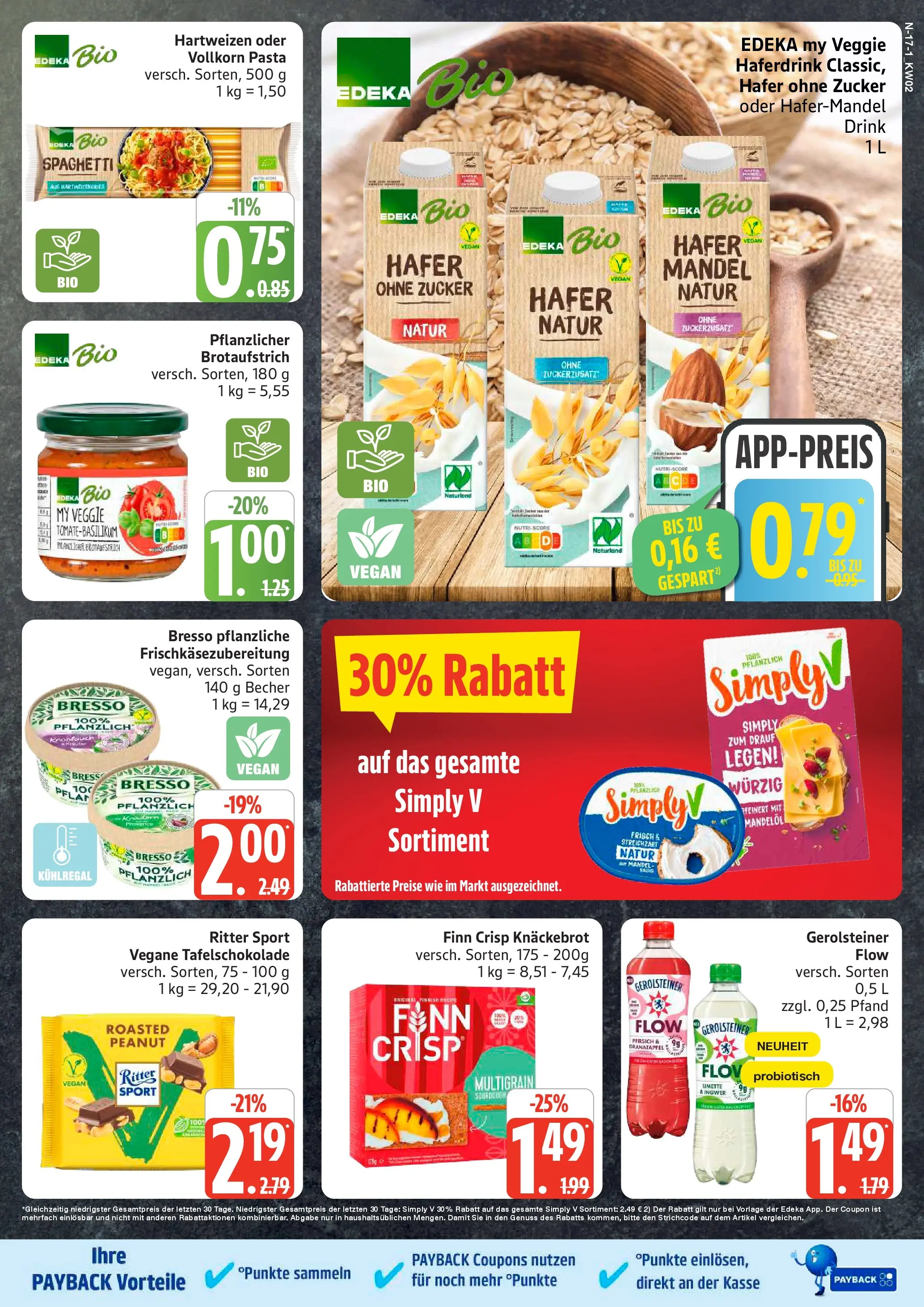 Edeka prospekt Cuxhaven	 (ab 04.01.2026) » Angebote Online | Seite: 17 | Produkte: Haferdrink, Knoblauch, Pfirsich, Pasta