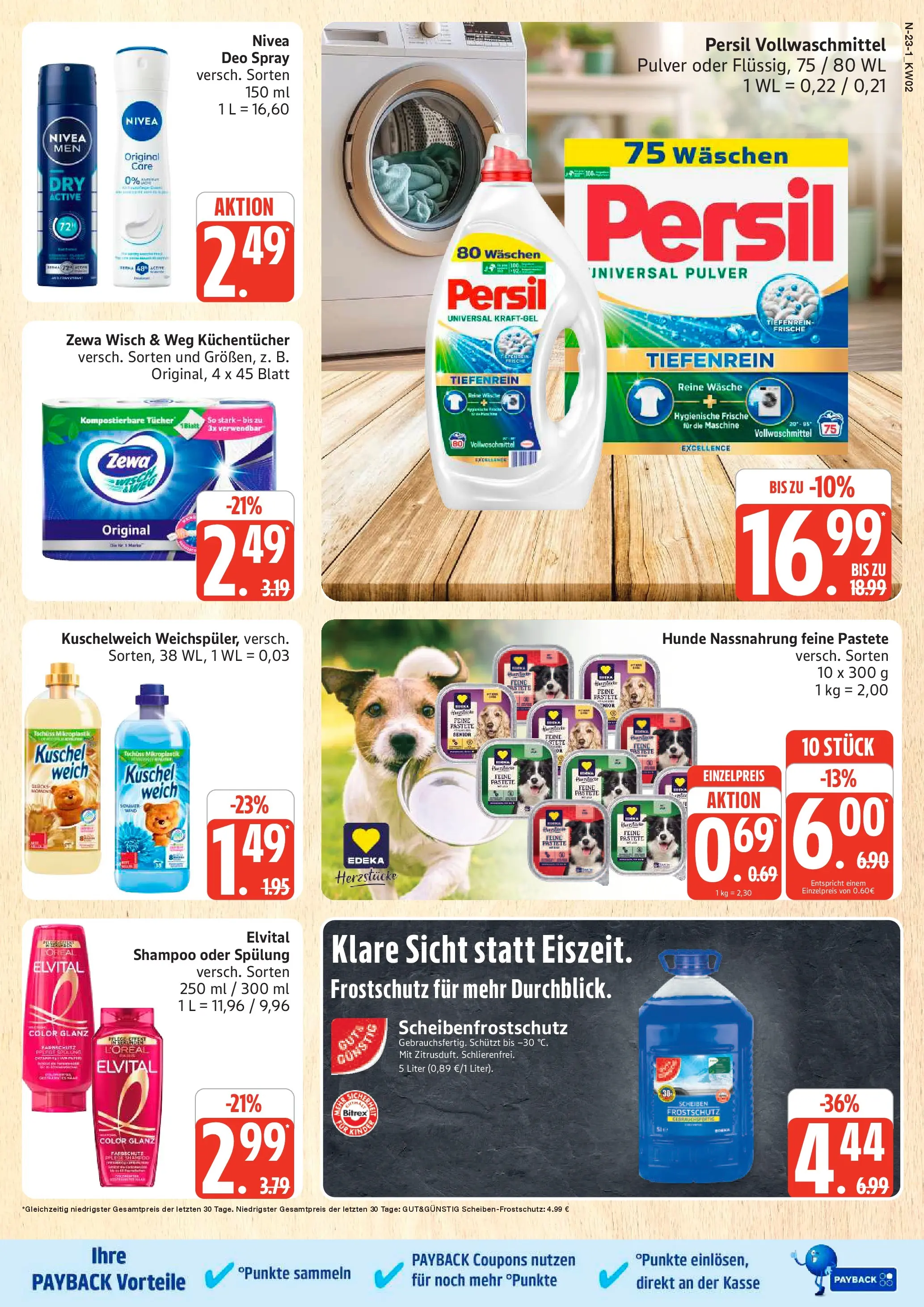Edeka prospekt Cuxhaven	 (ab 04.01.2026) » Angebote Online | Seite: 23 | Produkte: Kuschelweich, Zewa, Spülung, Deodorant