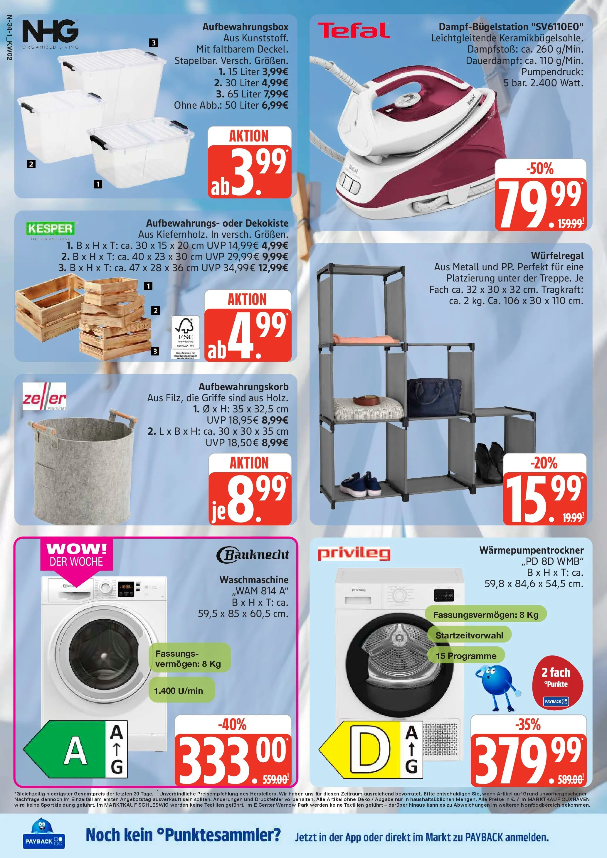 Edeka prospekt Cuxhaven	 (ab 04.01.2026) » Angebote Online | Seite: 34 | Produkte: Waschmaschine