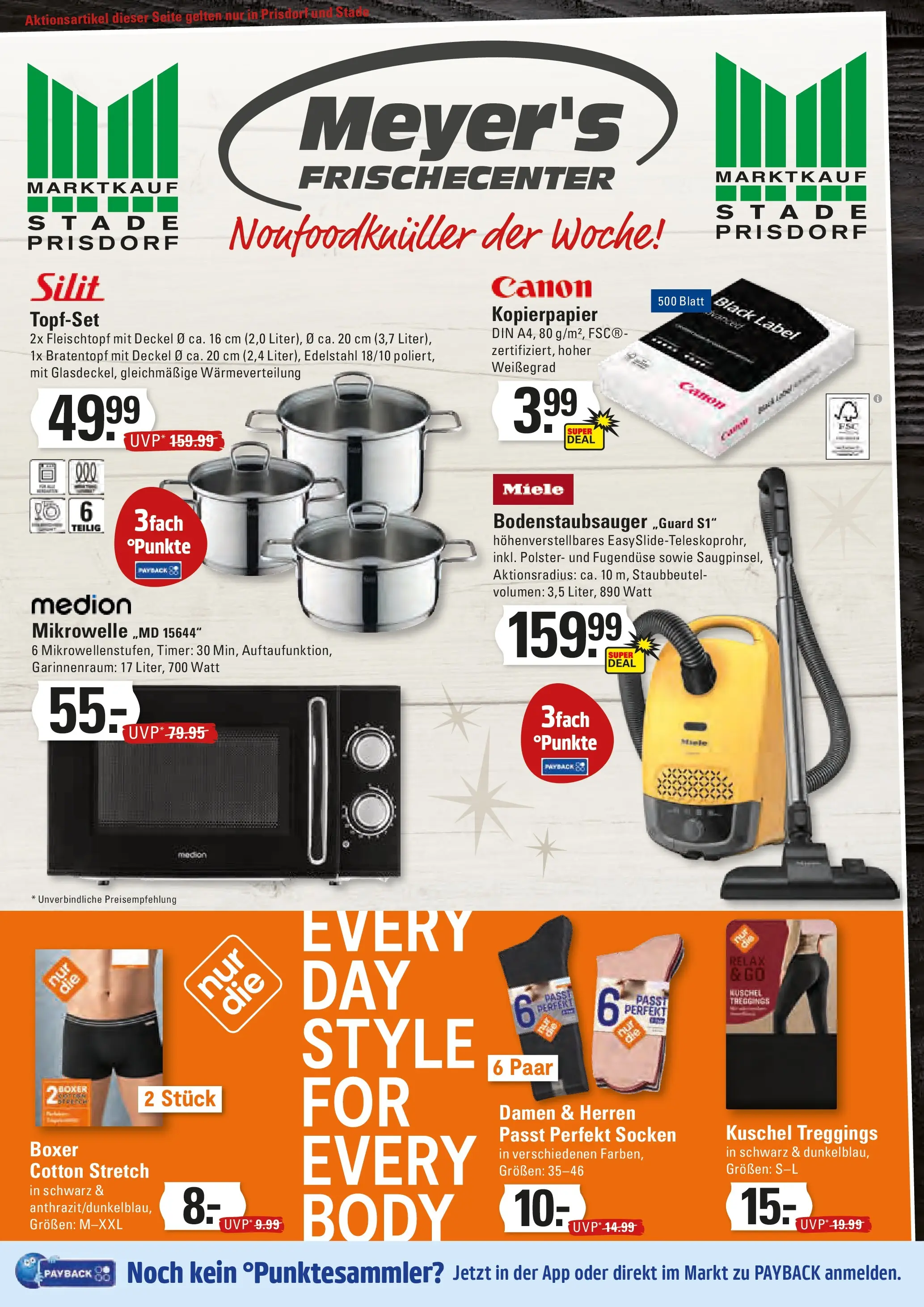 Edeka prospekt Stade	 (ab 04.01.2026) » Angebote Online | Seite: 17 | Produkte: Miele, Socken, Leggings, Boxer