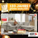 M&ouml;bel Kraft: 133 Jahre Jubil&auml;um!