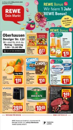 Rewe prospekt Oberhausen	 ab 04.01.2026 gültig