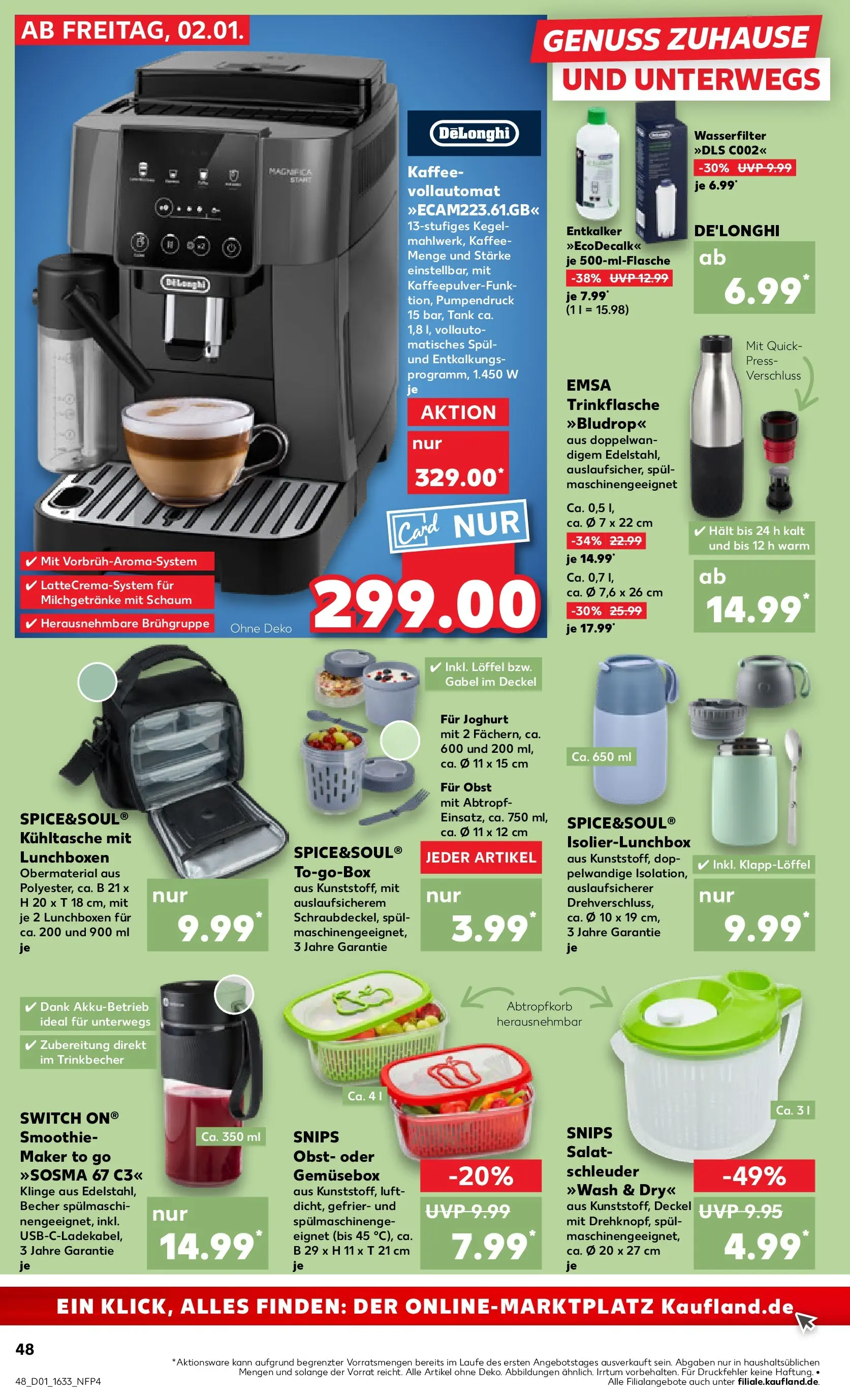 Prospekt Kaufland ab 05.01.2026 » Angebote Online zum Blättern | Seite: 48 | Produkte: Joghurt, Box, Obst, Salat