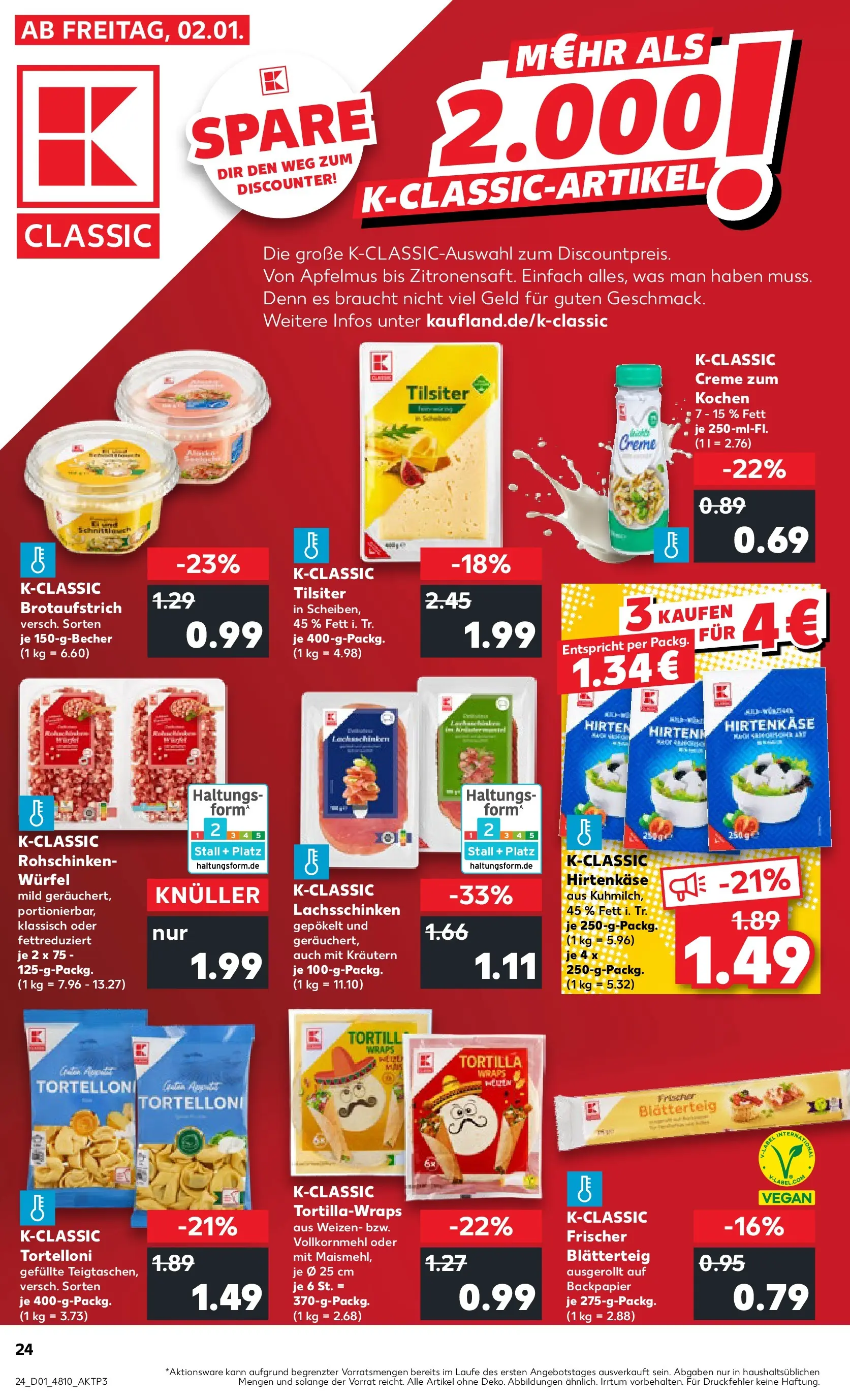 Prospekt Kaufland ab 05.01.2026 » Angebote Online zum Blättern | Seite: 24 | Produkte: Creme