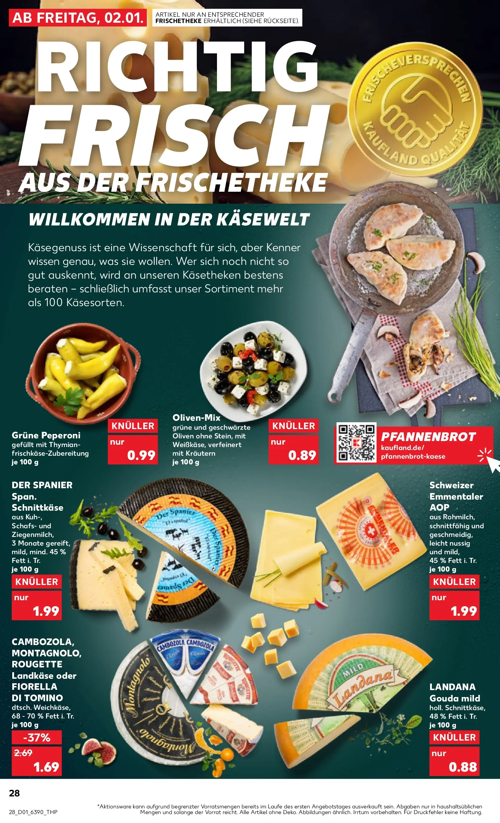 Prospekt Kaufland ab 05.01.2026 » Angebote Online zum Blättern | Seite: 28 | Produkte: Gouda