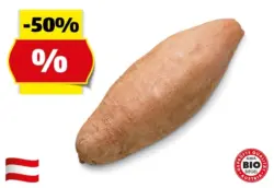 HOFER MARKTPLATZ Bio-S&uuml;&szlig;kartoffeln aus &Ouml;sterreich