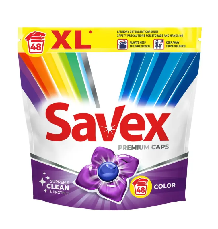 SAVEX Капсули 42/48 пранета различни видове