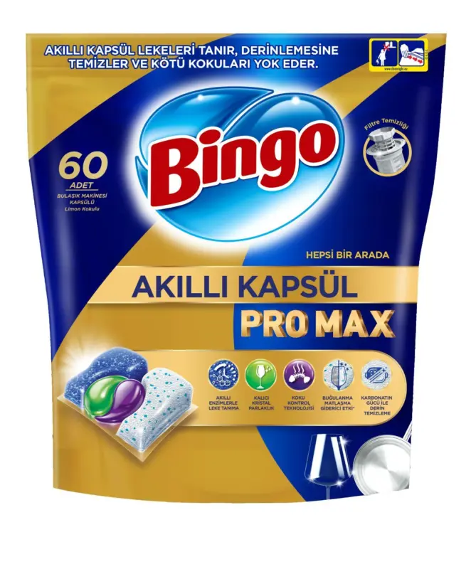BINGO Таблетки за съдомиялна Pro Max