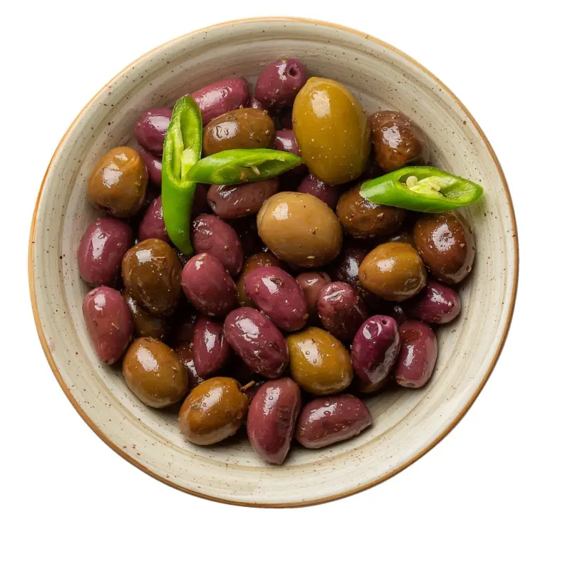 Маслини микс натурални с марината