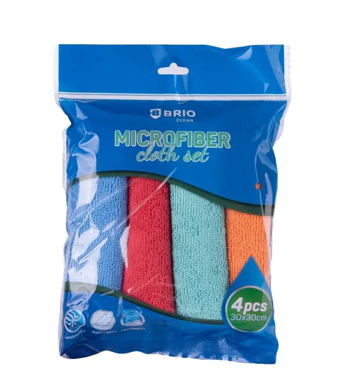 BRIO Микрофибърни кърпи Clean 4 бр.