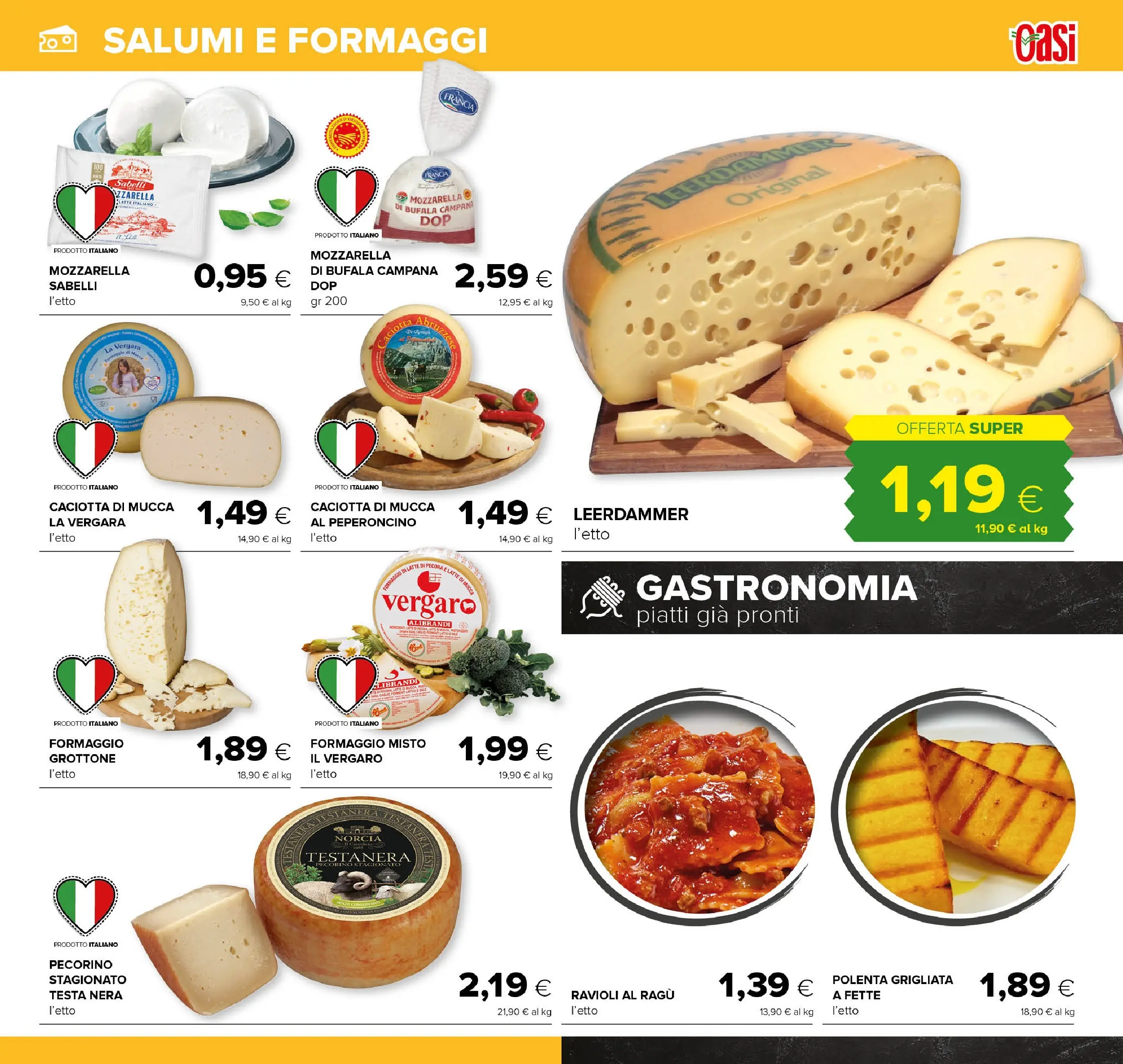 Nuovo Volantino Oasi	 dal 03/01/2026 > offerte anteprima 🛍️ | Pagina: 7 | Prodotti: Mozzarella, Ragú, Ravioli, Pecorino