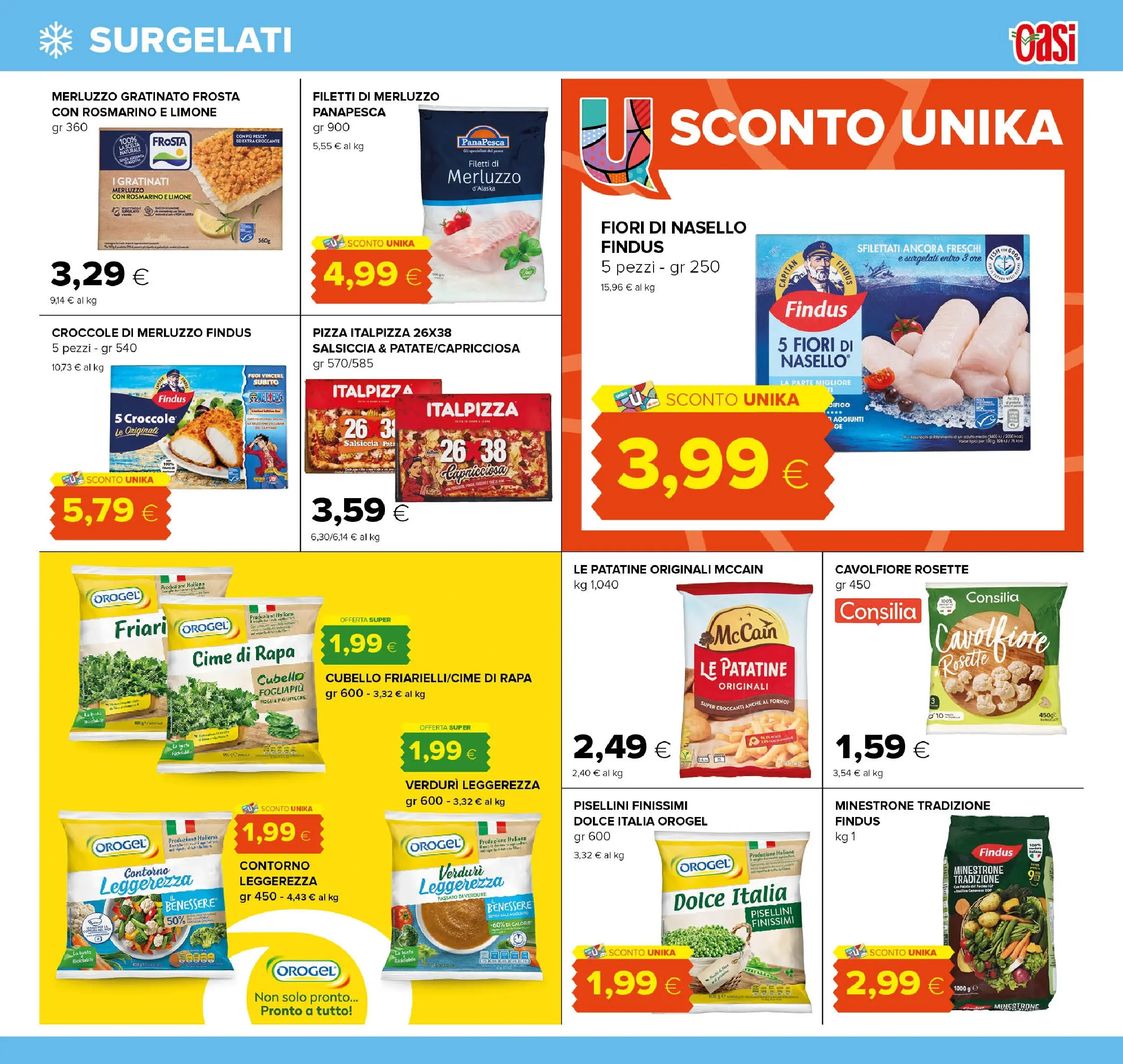 Nuovo Volantino Oasi	 dal 03/01/2026 > offerte anteprima 🛍️ | Pagina: 9 | Prodotti: Minestrone, Patatine, Limone, Cavolfiore