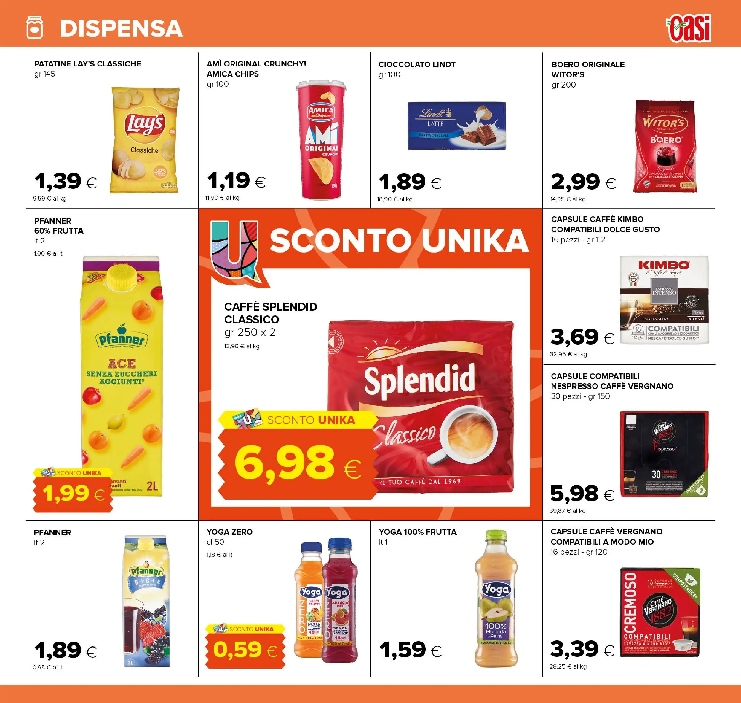 Nuovo Volantino Oasi	 dal 03/01/2026 > offerte anteprima 🛍️ | Pagina: 15 | Prodotti: Patatine, Pera, Arancia, Lavazza