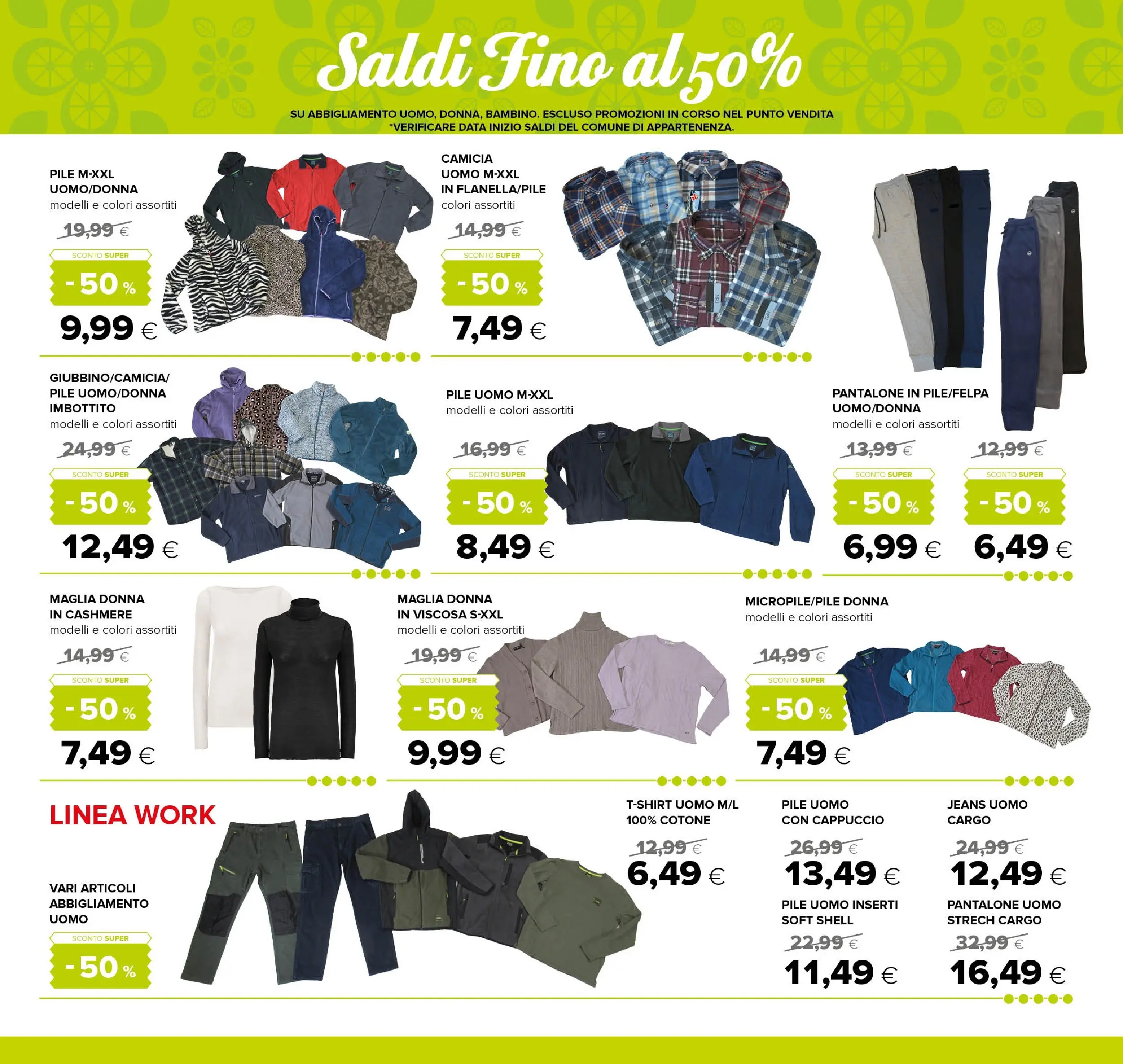 Nuovo Volantino Oasi	 dal 03/01/2026 > offerte anteprima 🛍️ | Pagina: 24 | Prodotti: Pile, Jeans, Data, Cappuccio