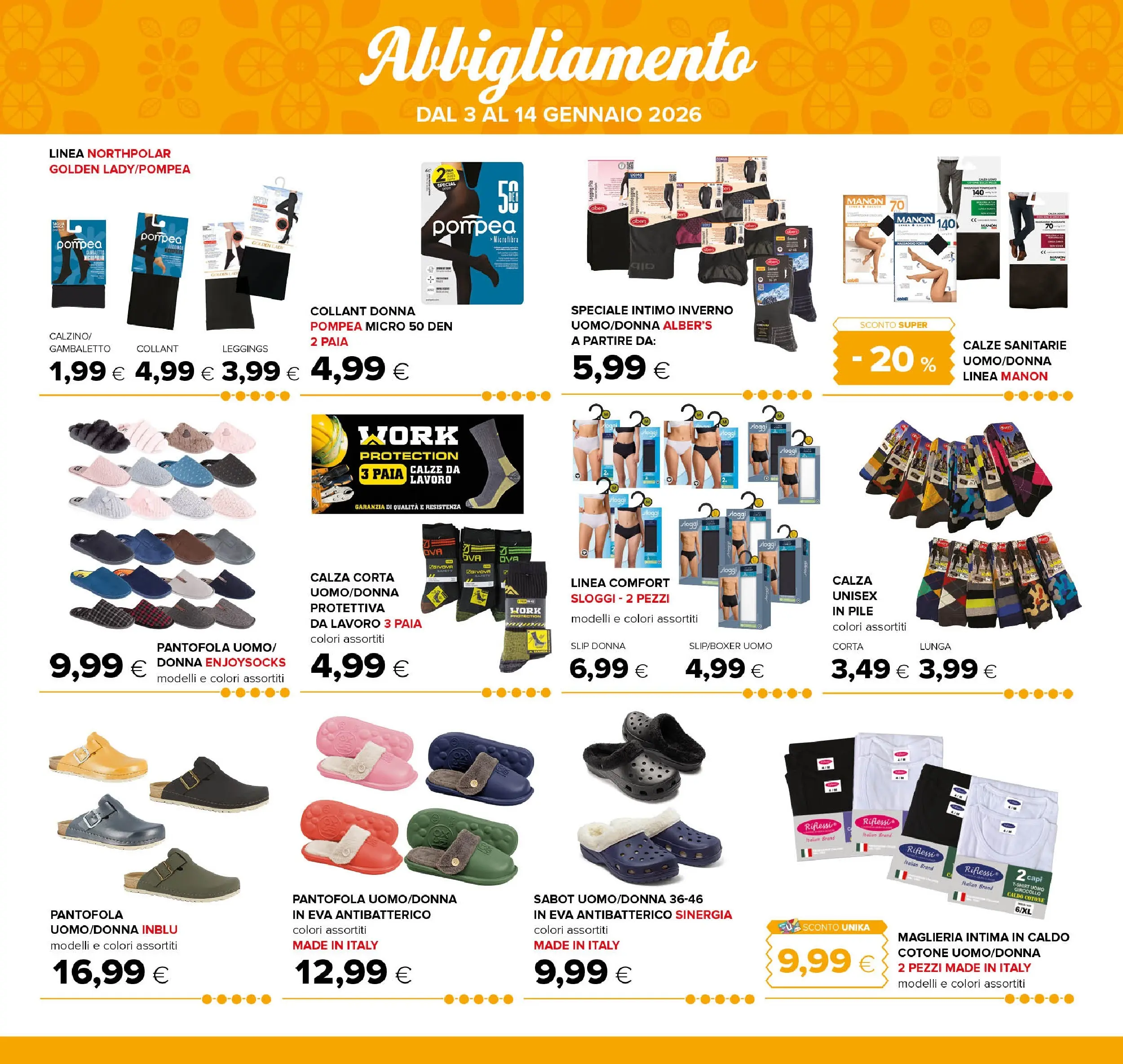 Nuovo Volantino Oasi	 dal 03/01/2026 > offerte anteprima 🛍️ | Pagina: 25 | Prodotti: Pile, Intimo, Leggings, Slip