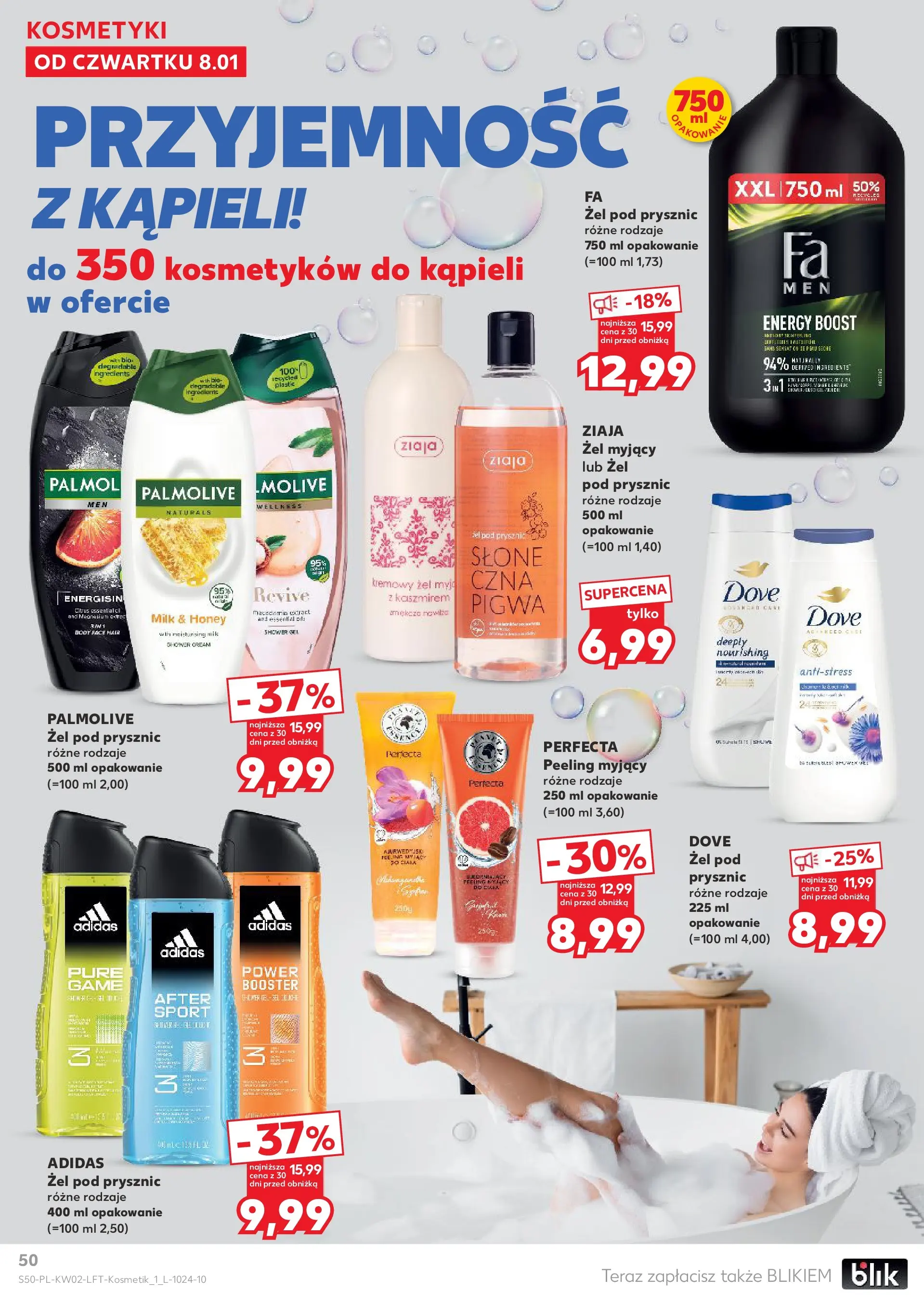 Kaufland gazetka od 08.01.2026 - od jutra PDF | Strona: 50 | Produkty: Pigwa, Kosmetyki, Body, Peeling