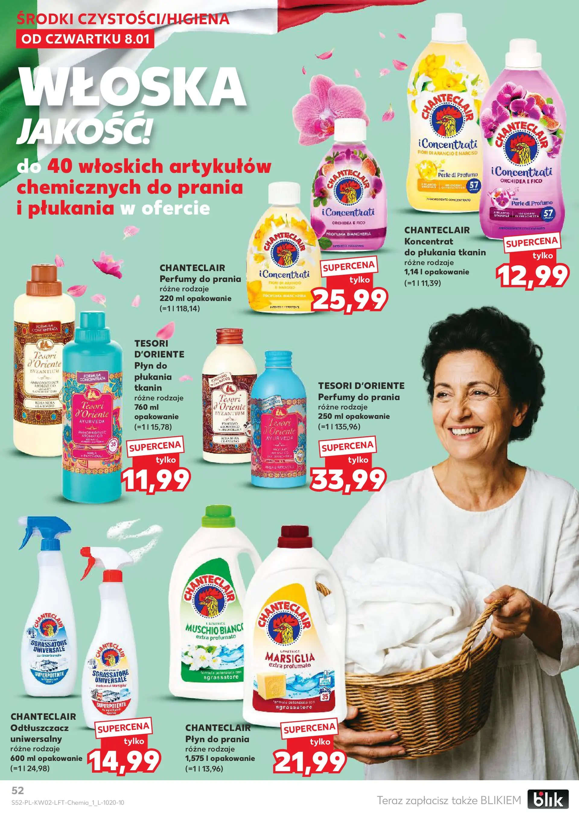 Kaufland gazetka od 08.01.2026 - od jutra PDF | Strona: 52 | Produkty: Tesori d'oriente, Perfumy