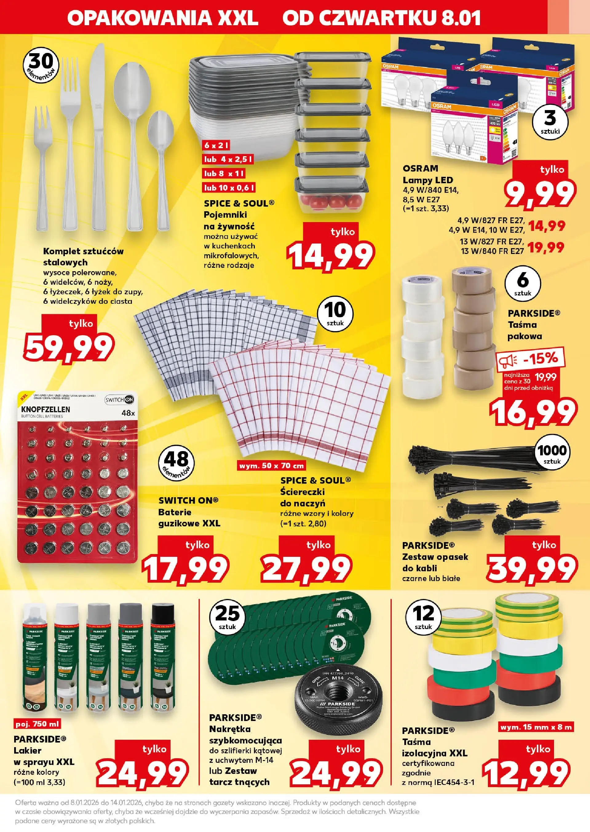 Kaufland gazetka - Mega okazje od 08.01.2026 - od jutra PDF | Strona: 5 | Produkty: Baterie