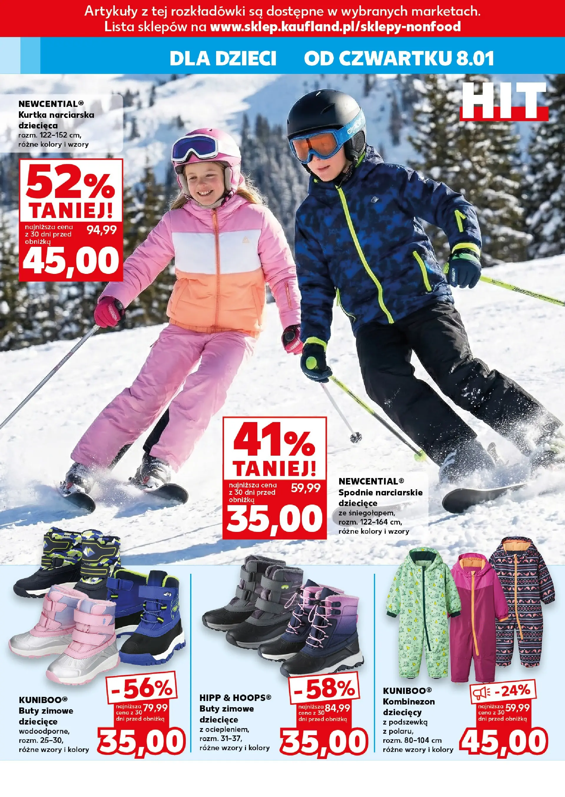 Kaufland gazetka - Mega okazje od 08.01.2026 - od jutra PDF | Strona: 6 | Produkty: Kombinezon, Spodnie, Buty, Buty zimowe