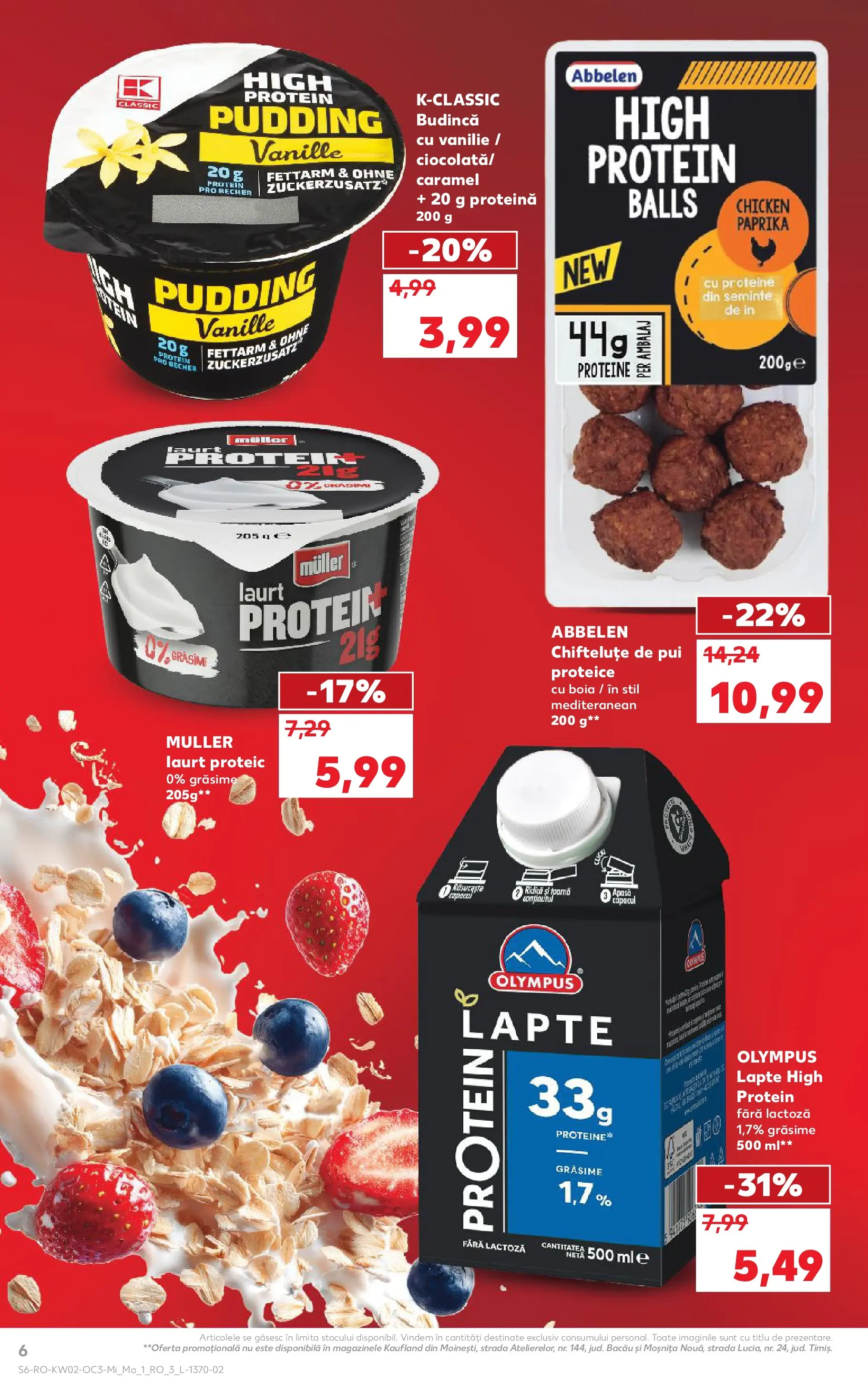 Catalog Kaufland - Slatina 07.01.2026 - Revista si Oferta | Pagină: 6 | Produse: Masaüstü kılıfı, Hacıyatmaz Kedi Oyuncağı, Semințe, Lapte