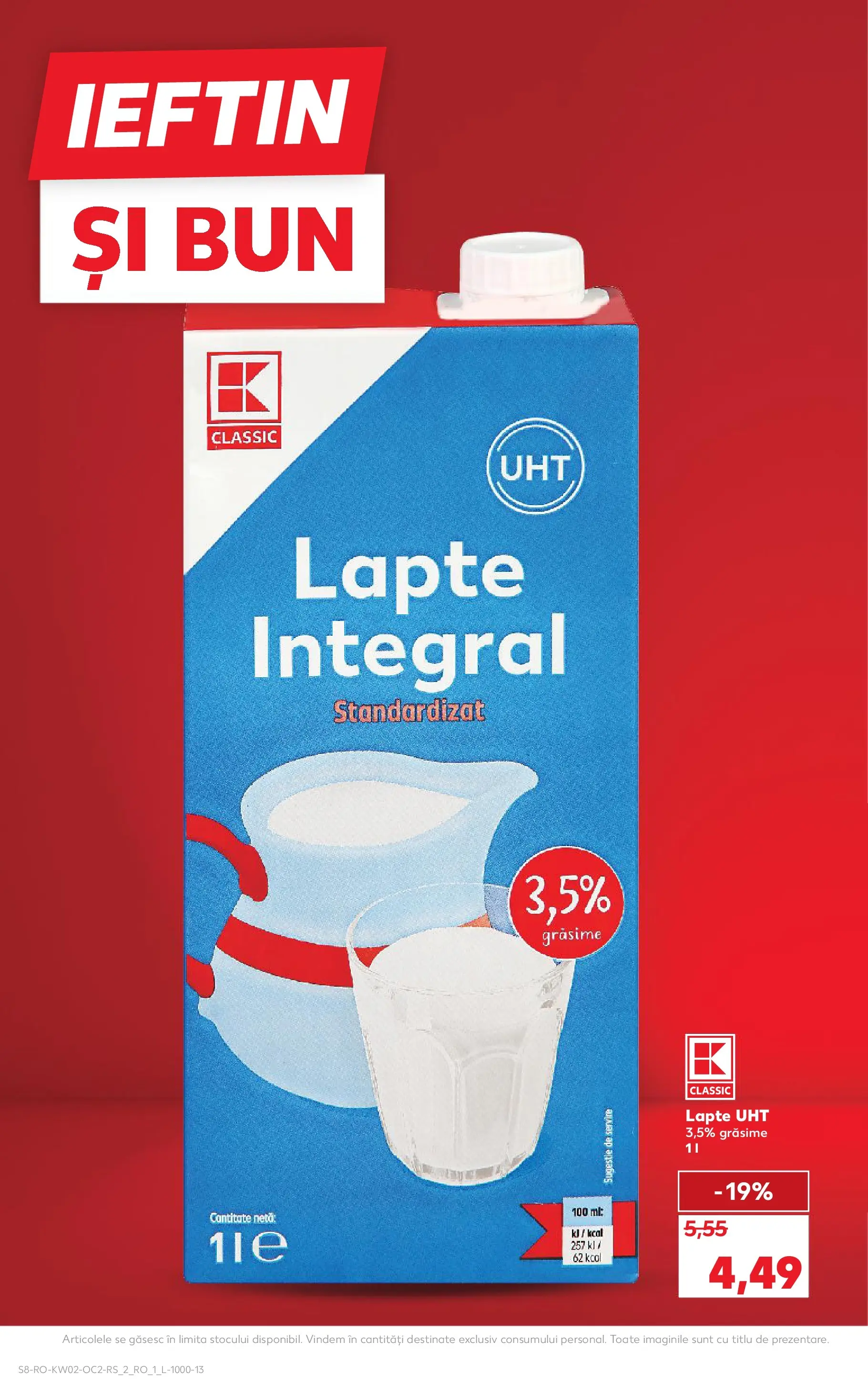 Catalog Kaufland - Miercurea Ciuc 07.01.2026 || Revista si Oferte | Pagină: 8 | Produse: Lapte Catalog Kaufland - Miercurea Ciuc 07.01.2026 - Revista si Oferta | Pagină: 8 | Produse: Lapte