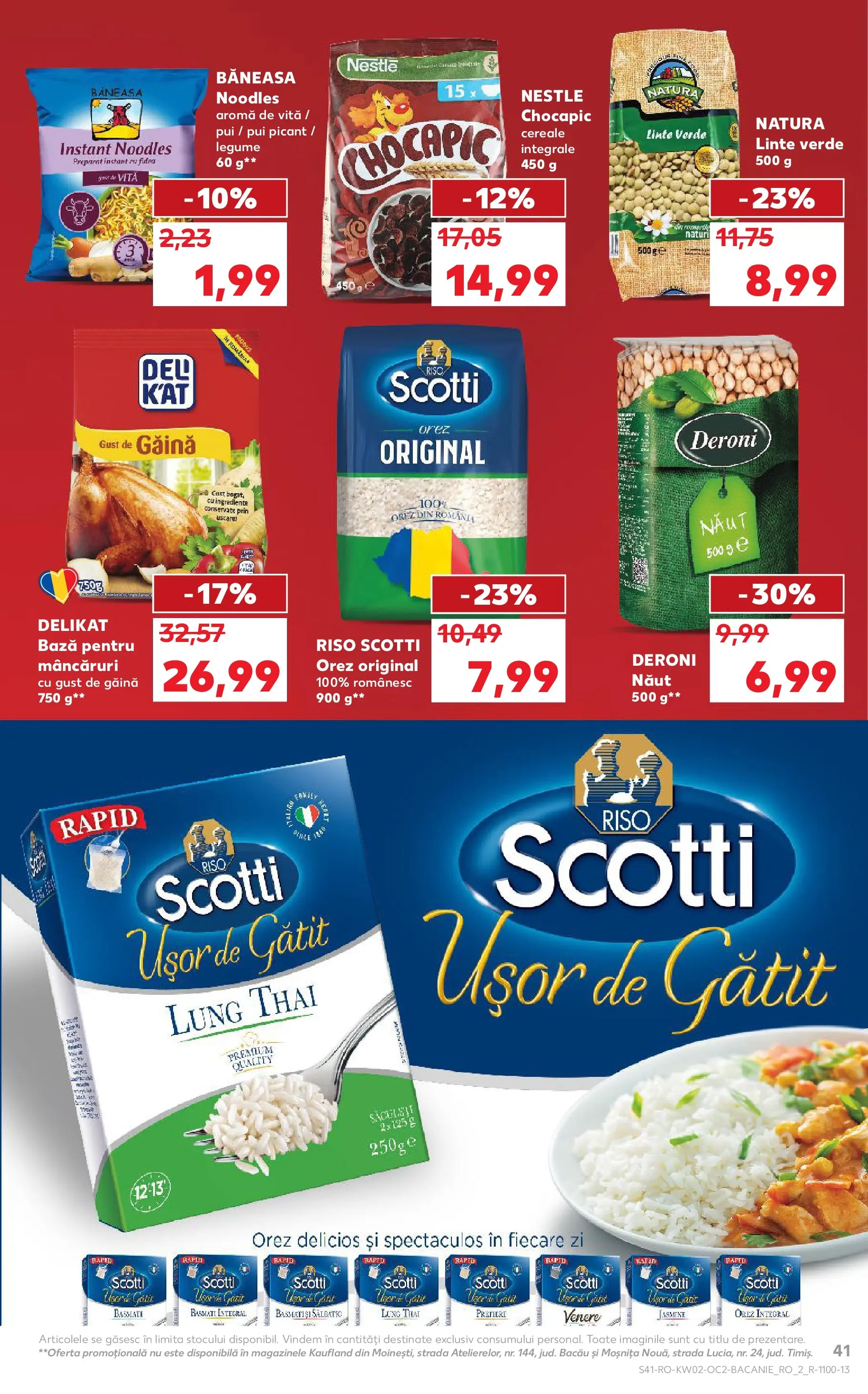 Catalog Kaufland - Zalau 07.01.2026 - Revista si Oferta | Pagină: 41 | Produse: Orez, Noodles, Cereale, Legume