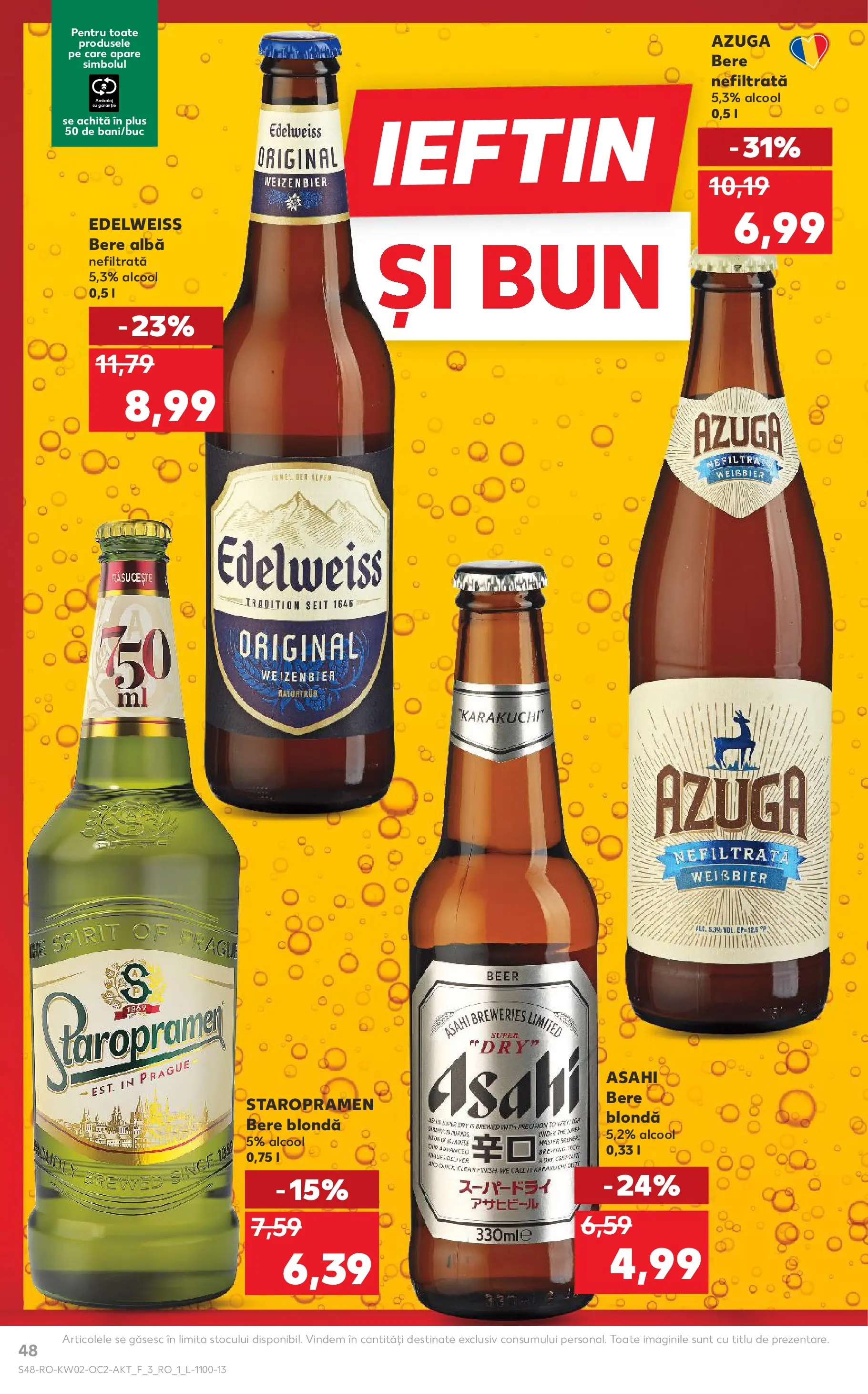 Catalog Kaufland - Zalau 07.01.2026 - Revista si Oferta | Pagină: 48 | Produse: Pomelo, Bere