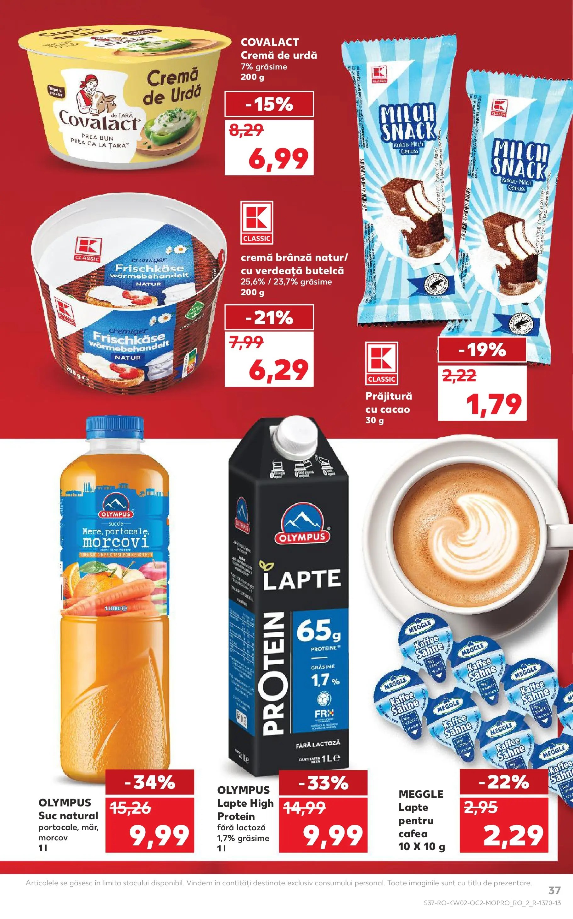 Catalog Kaufland - Miercurea Ciuc 07.01.2026 || Revista si Oferte | Pagină: 37 | Produse: Lapte, Brânză, Cremă, Cafea Catalog Kaufland - Miercurea Ciuc 07.01.2026 - Revista si Oferta | Pagină: 37 | Produse: Lapte, Brânză, Cremă, Cafea