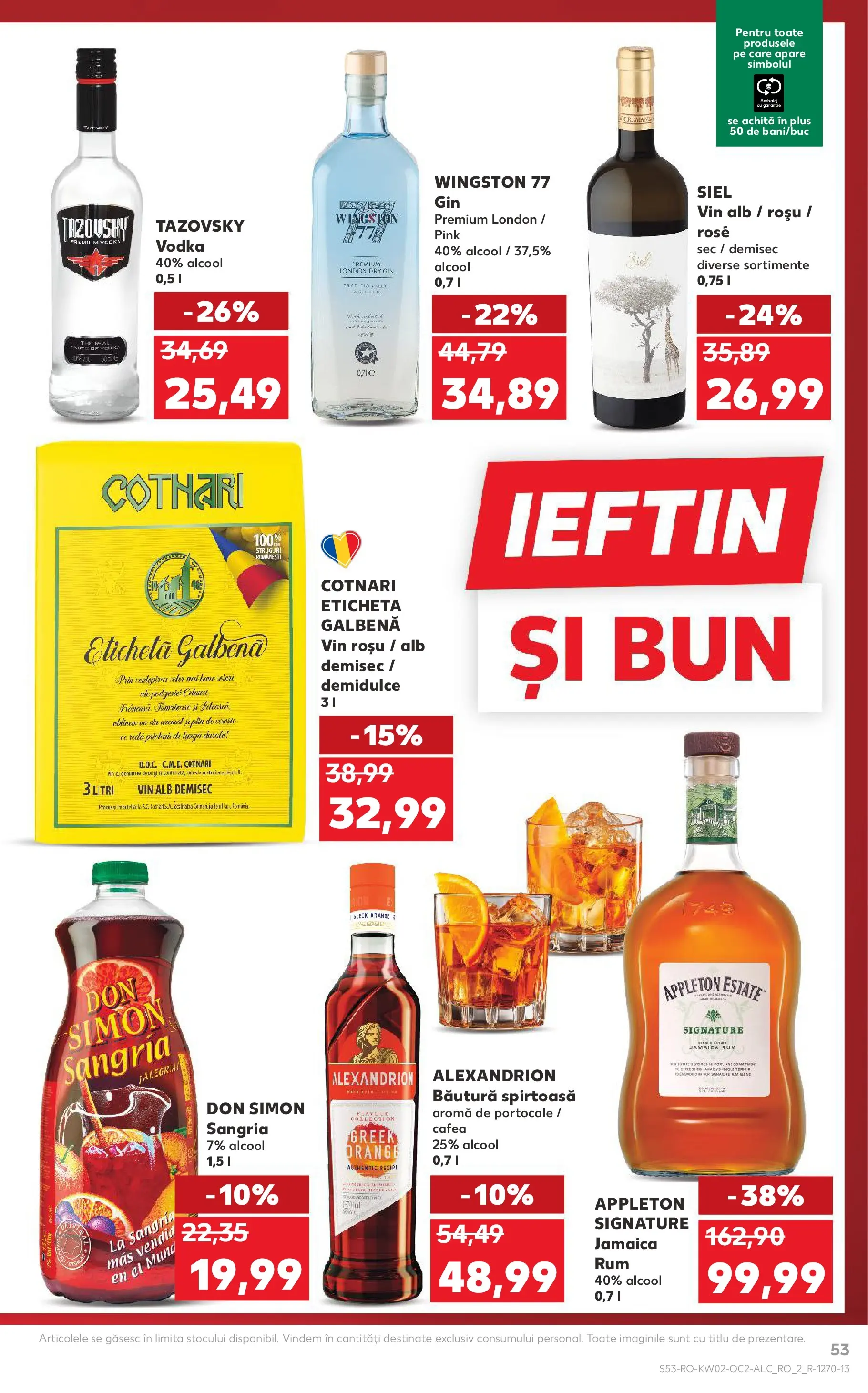 Catalog Kaufland - Miercurea Ciuc 07.01.2026 || Revista si Oferte | Pagină: 53 | Produse: Cafea, Portocale, Gin, Vodka Catalog Kaufland - Miercurea Ciuc 07.01.2026 - Revista si Oferta | Pagină: 53 | Produse: Cafea, Portocale, Gin, Vodka