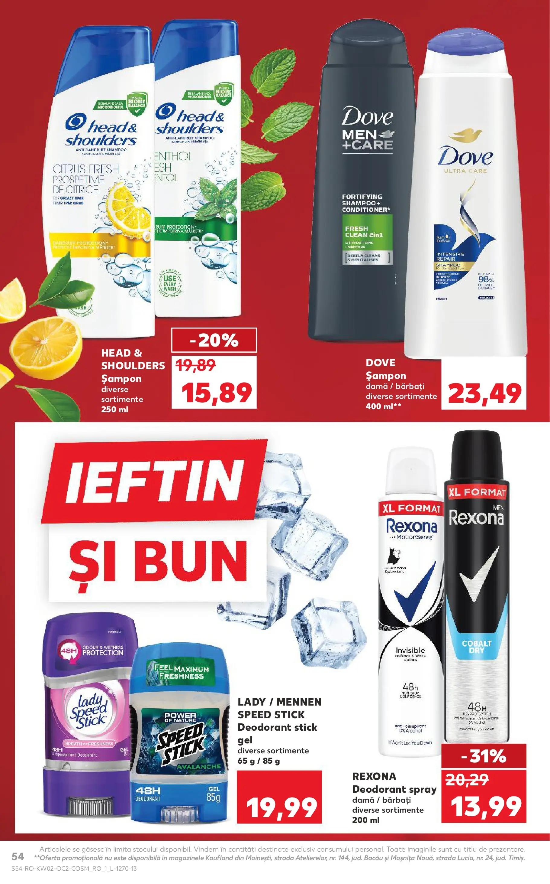 Catalog Kaufland - Miercurea Ciuc 07.01.2026 || Revista si Oferte | Pagină: 54 | Produse: Pomelo, Șampon, Deodorant Catalog Kaufland - Miercurea Ciuc 07.01.2026 - Revista si Oferta | Pagină: 54 | Produse: Pomelo, Șampon, Deodorant