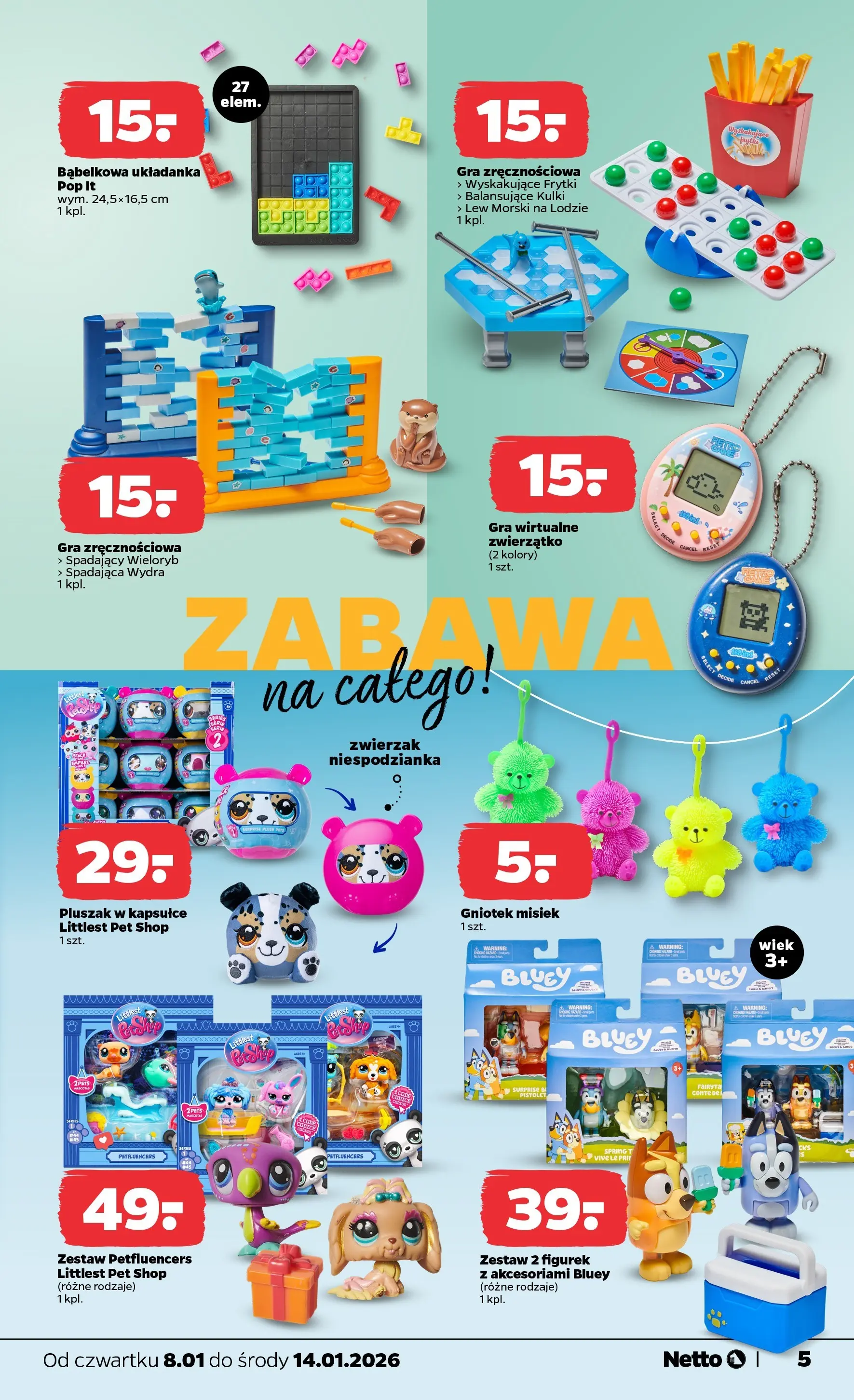 Netto gazetka - Spożywcza od 08.01.2026 - Aktualne promocje | Strona: 25 | Produkty: Gra, Frytki