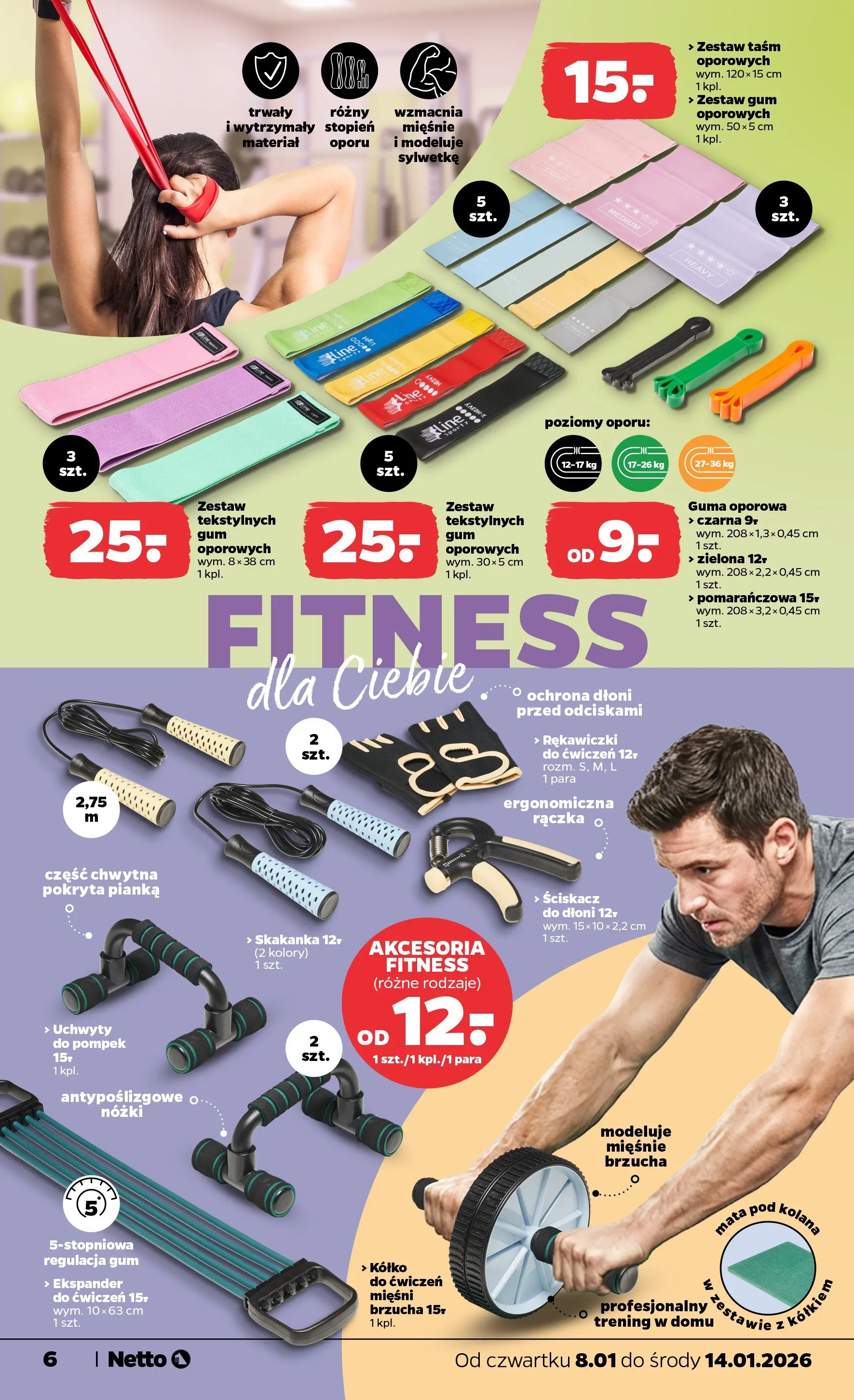 Netto gazetka - Spożywcza od 08.01.2026 - Aktualne promocje | Strona: 26 | Produkty: Rękawiczki