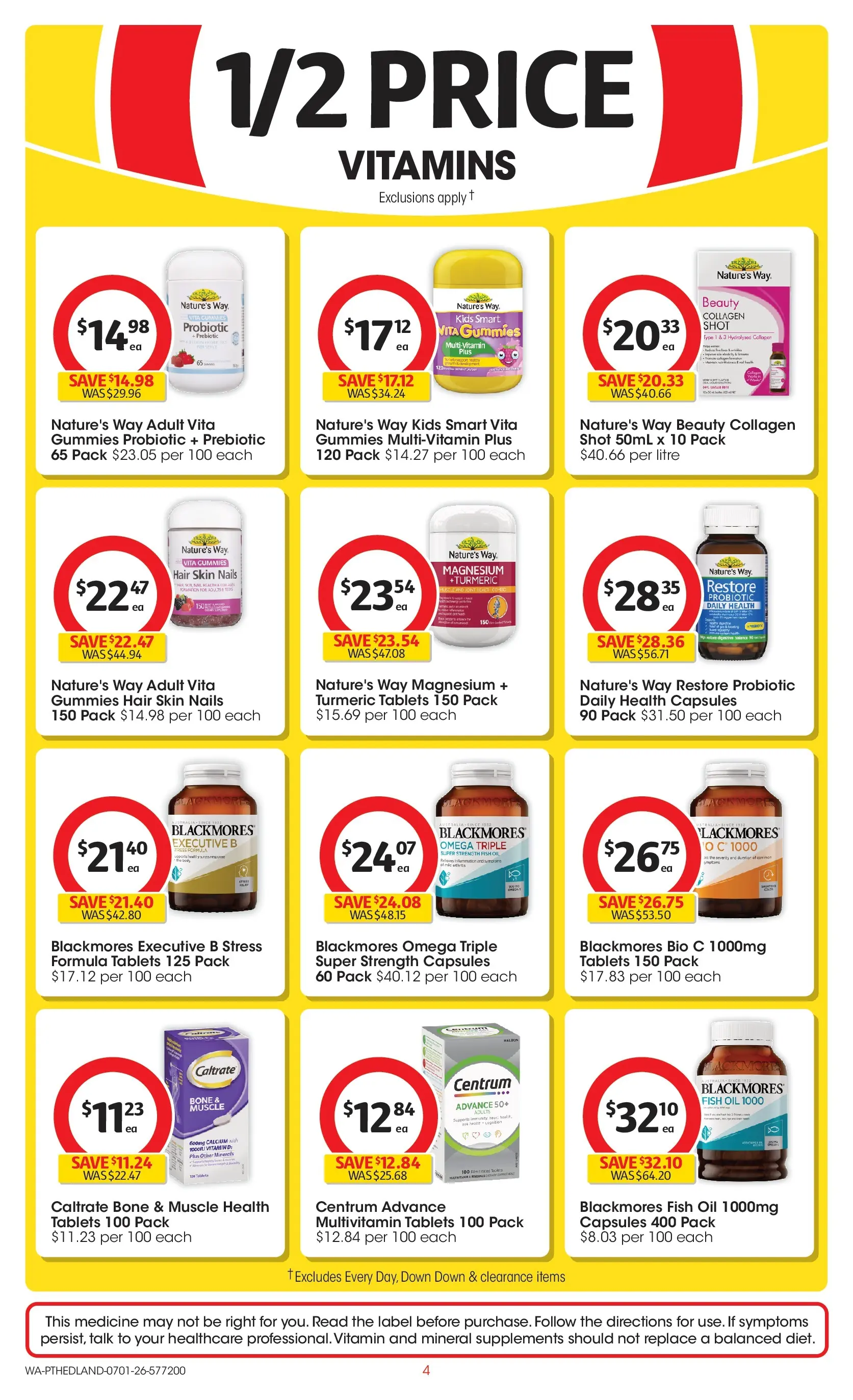 ﻿Coles catalogue valid from 07/01/2026 > Online Australia | Page: 4 | Products: Energy drink, Chocolate, Ice cream, Weight loss