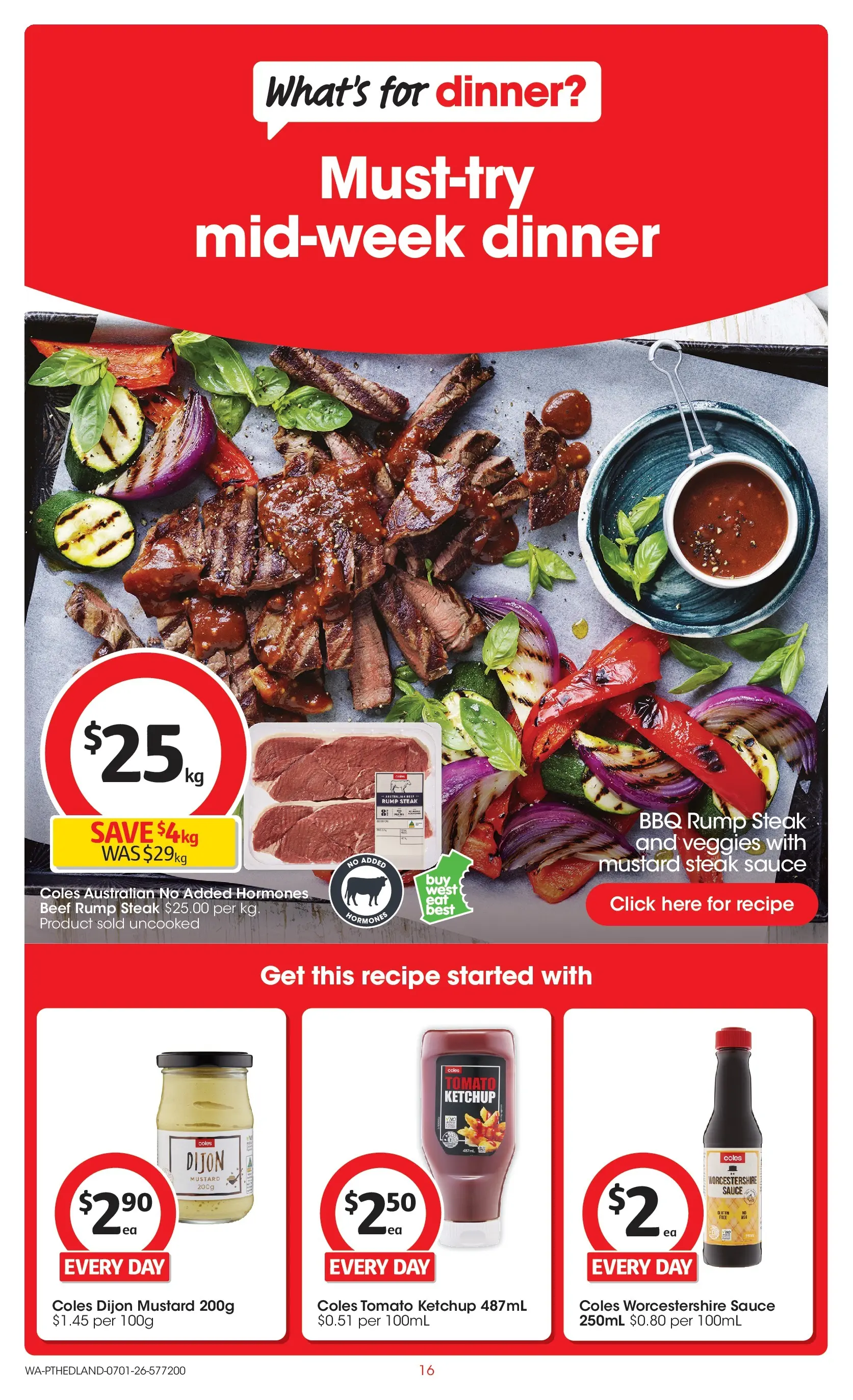 ﻿Coles catalogue valid from 07/01/2026 > Online Australia | Page: 16 | Products: Honey, Pork, Lamb, Beef