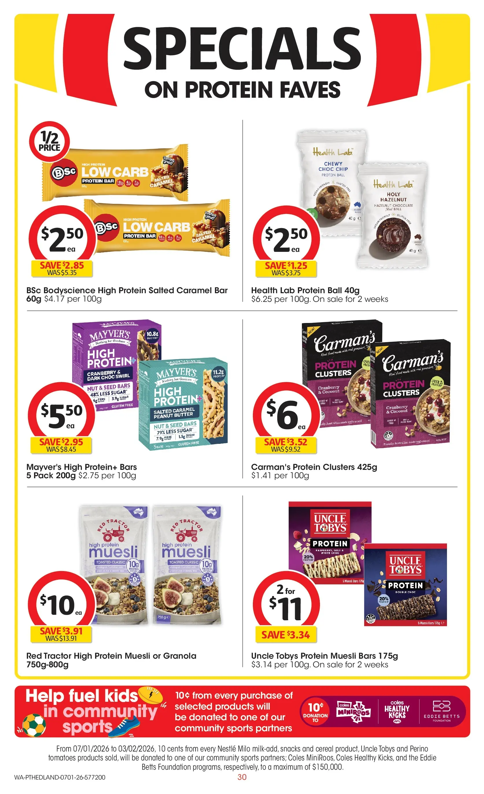 ﻿Coles catalogue valid from 07/01/2026 > Online Australia | Page: 30 | Products: Cocoa, Milk, Chocolate, Beef