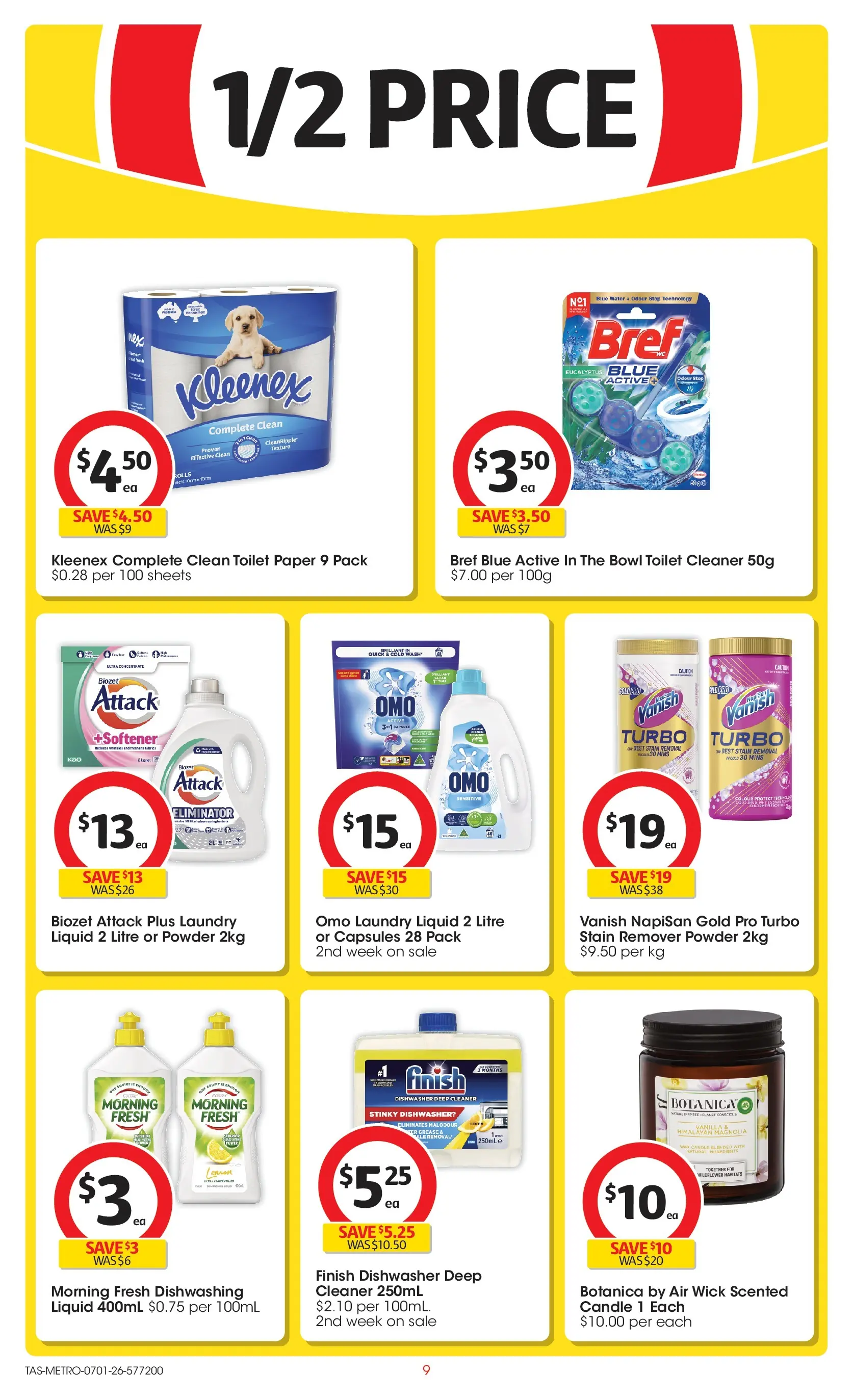 ﻿Coles catalogue valid from 07/01/2026 > Online Australia | Page: 9 | Products: Conditioner, Hair colour, Deodorant, Mouthwash