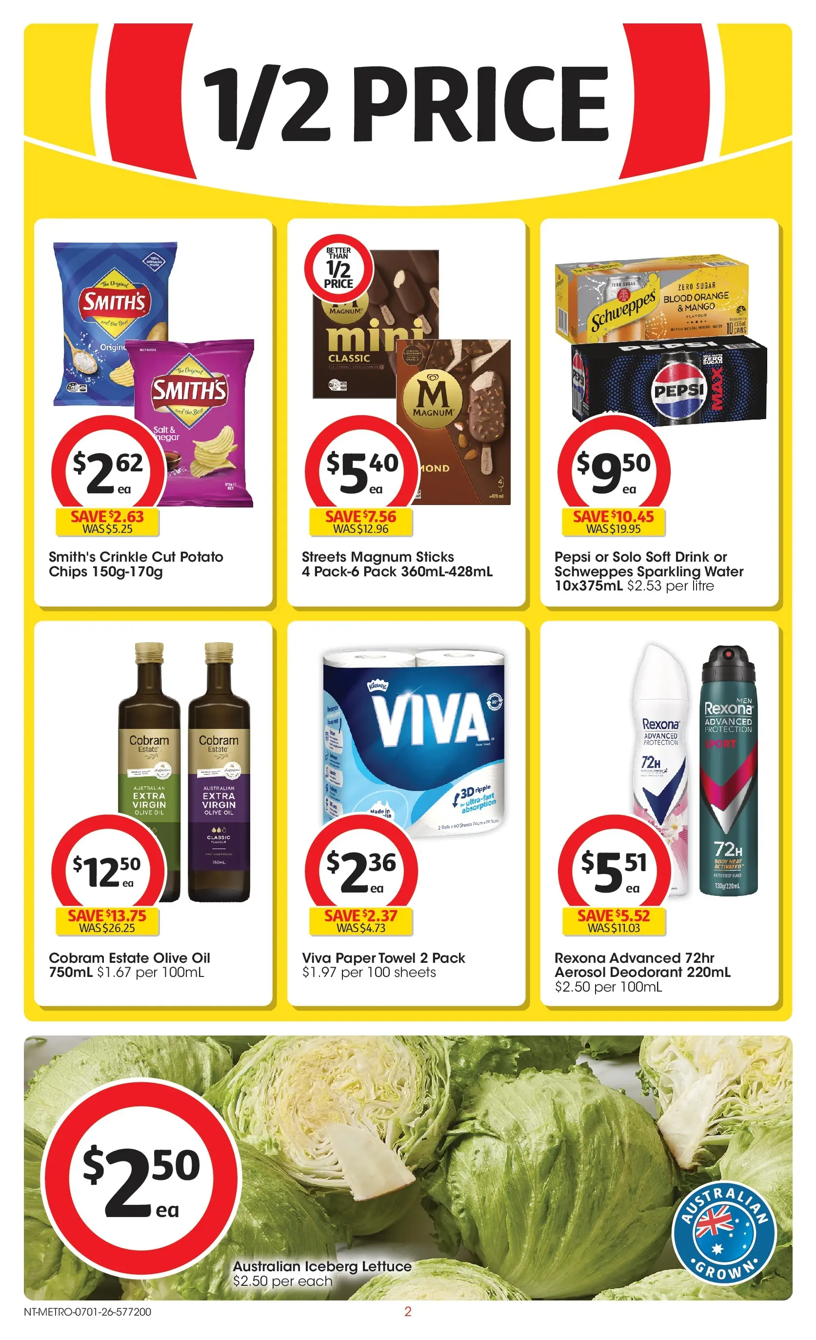 ﻿Coles catalogue valid from 07/01/2026 > Online Australia | Page: 2 | Products: Meat, Vegetables, Seafood, Fridge